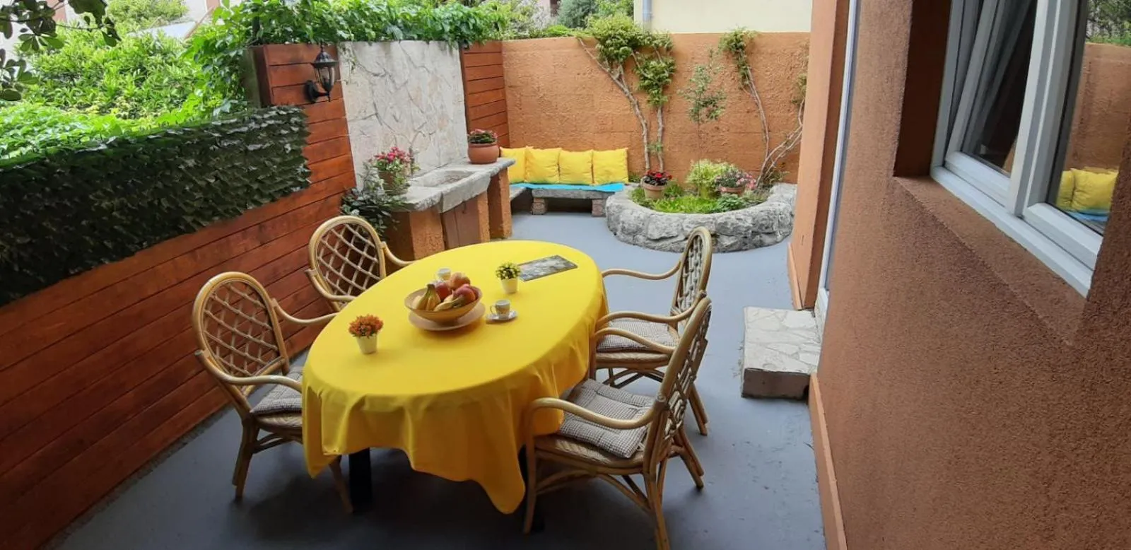 Balcony/Terrace in Apartments Bajkovic