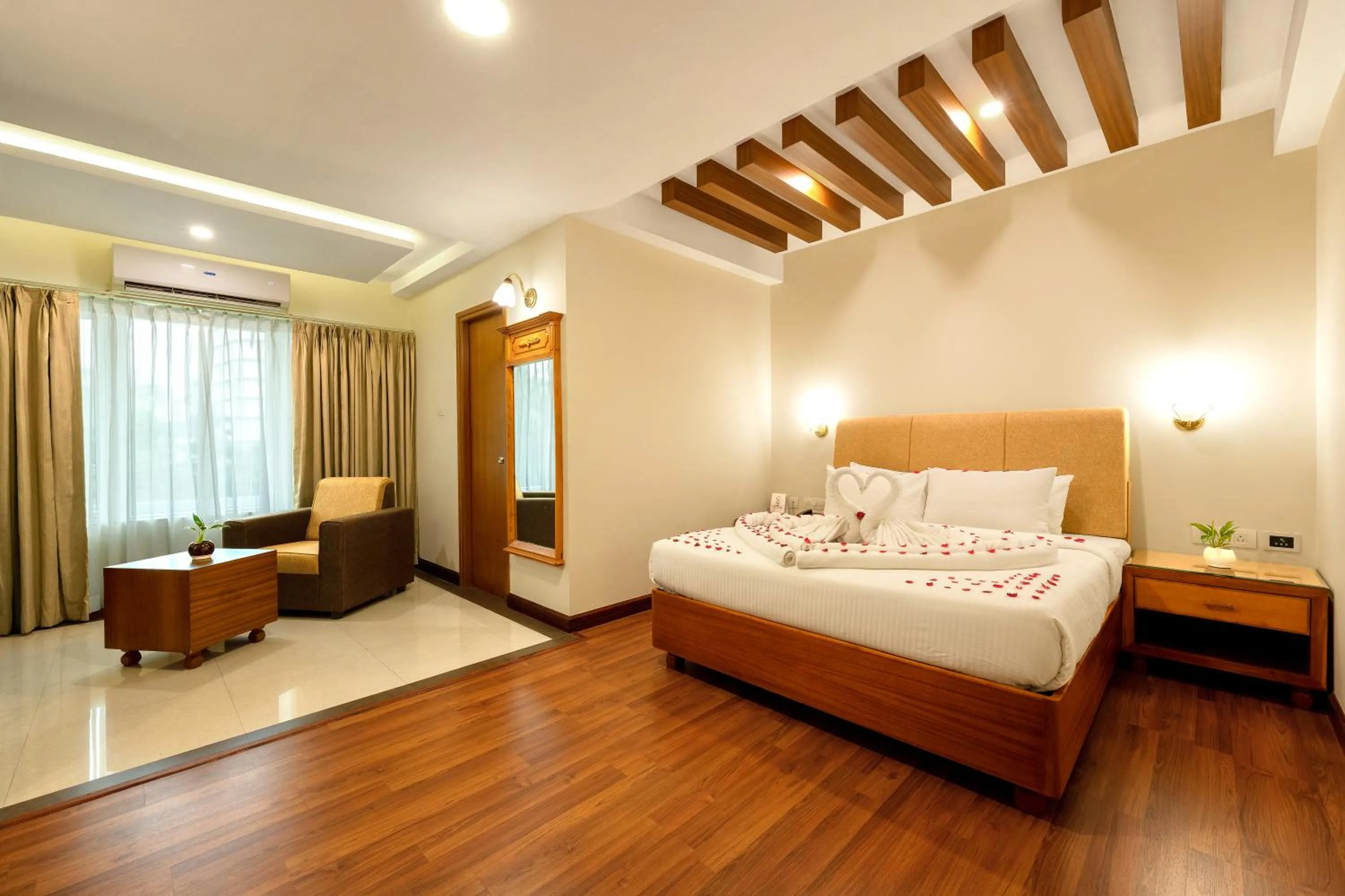Bed in Hyson heritage calicut