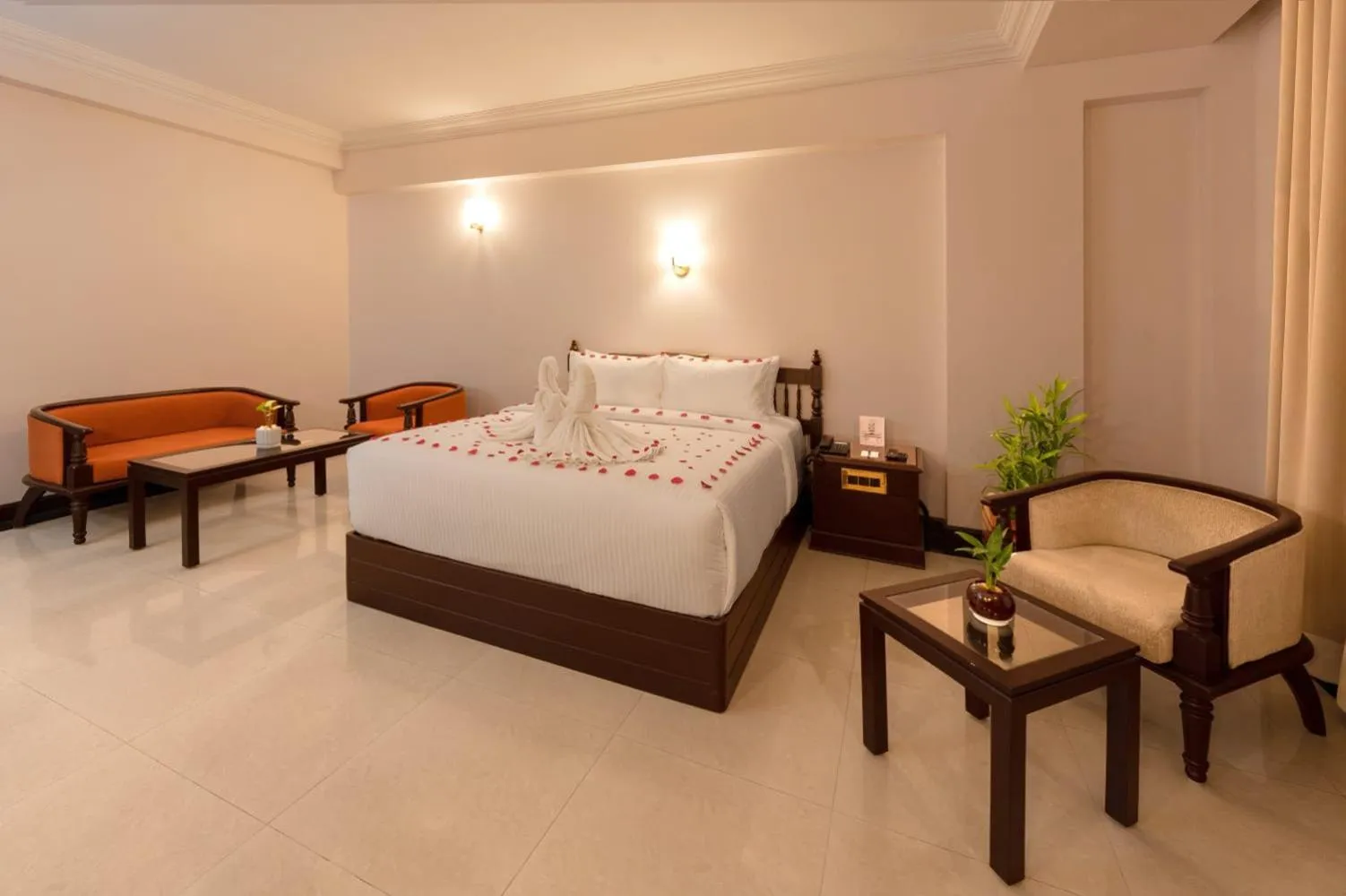 Bed in Hyson heritage calicut