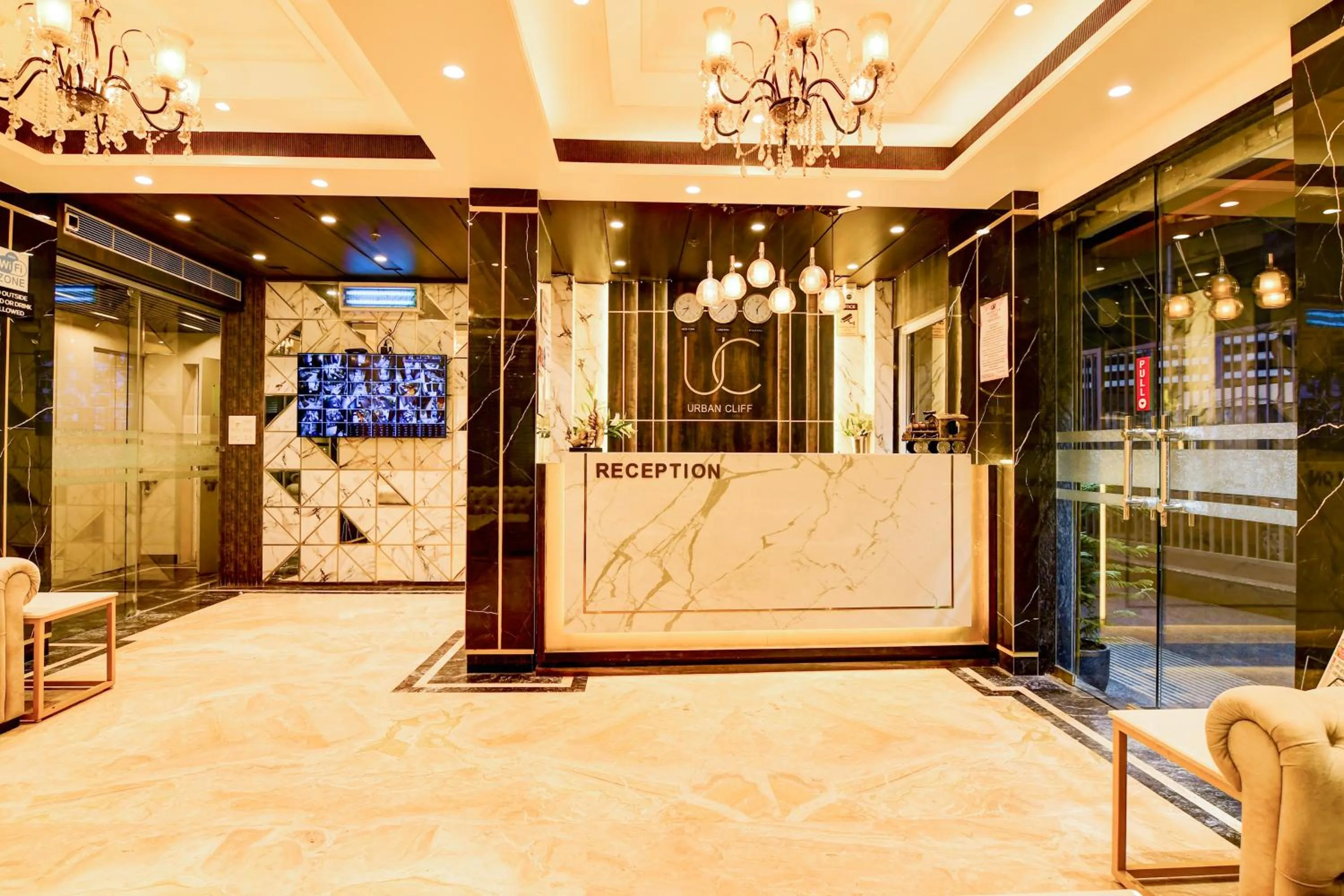Lobby or reception in Urban Cliff A Boutique Hotel