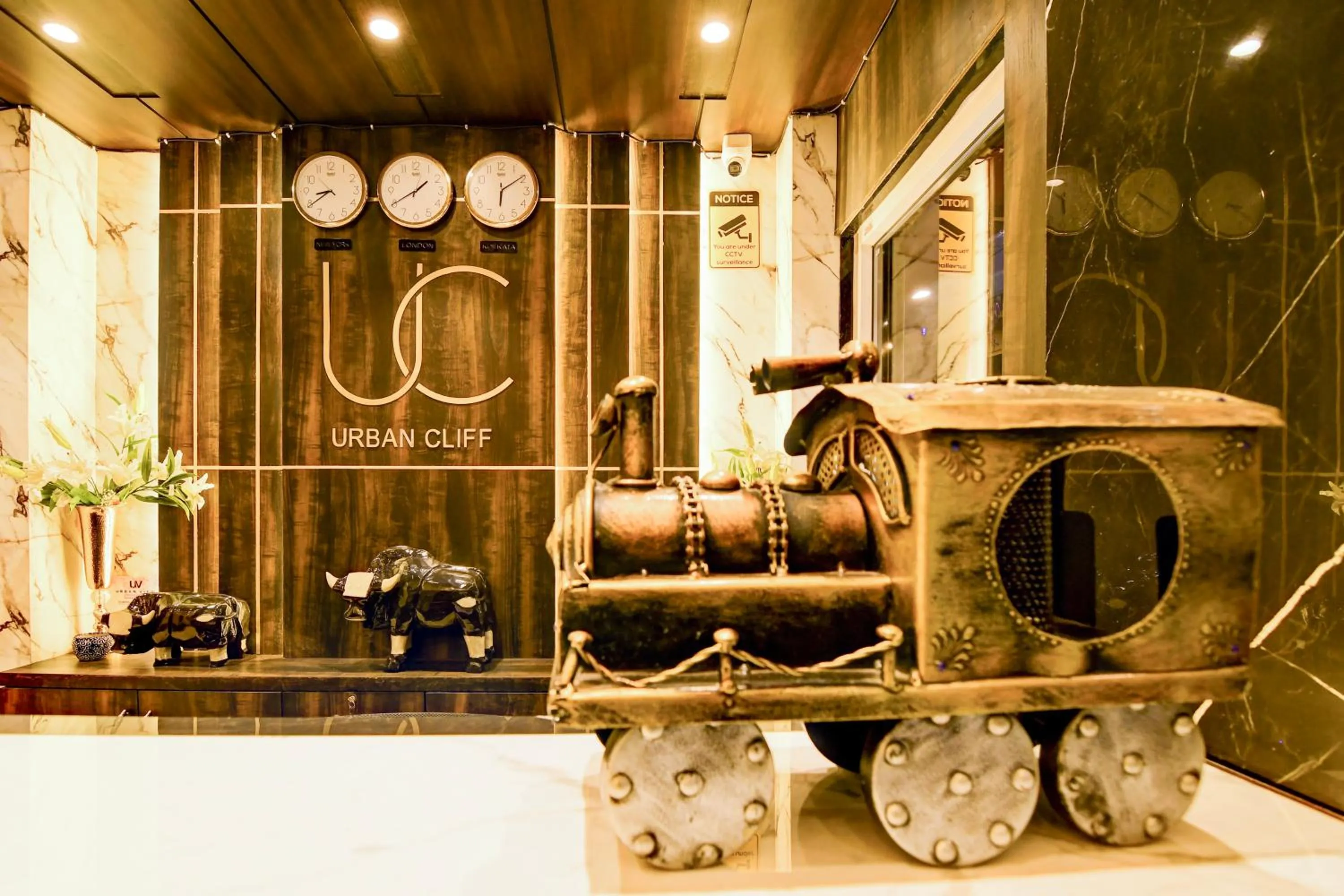 Decorative detail in Urban Cliff A Boutique Hotel