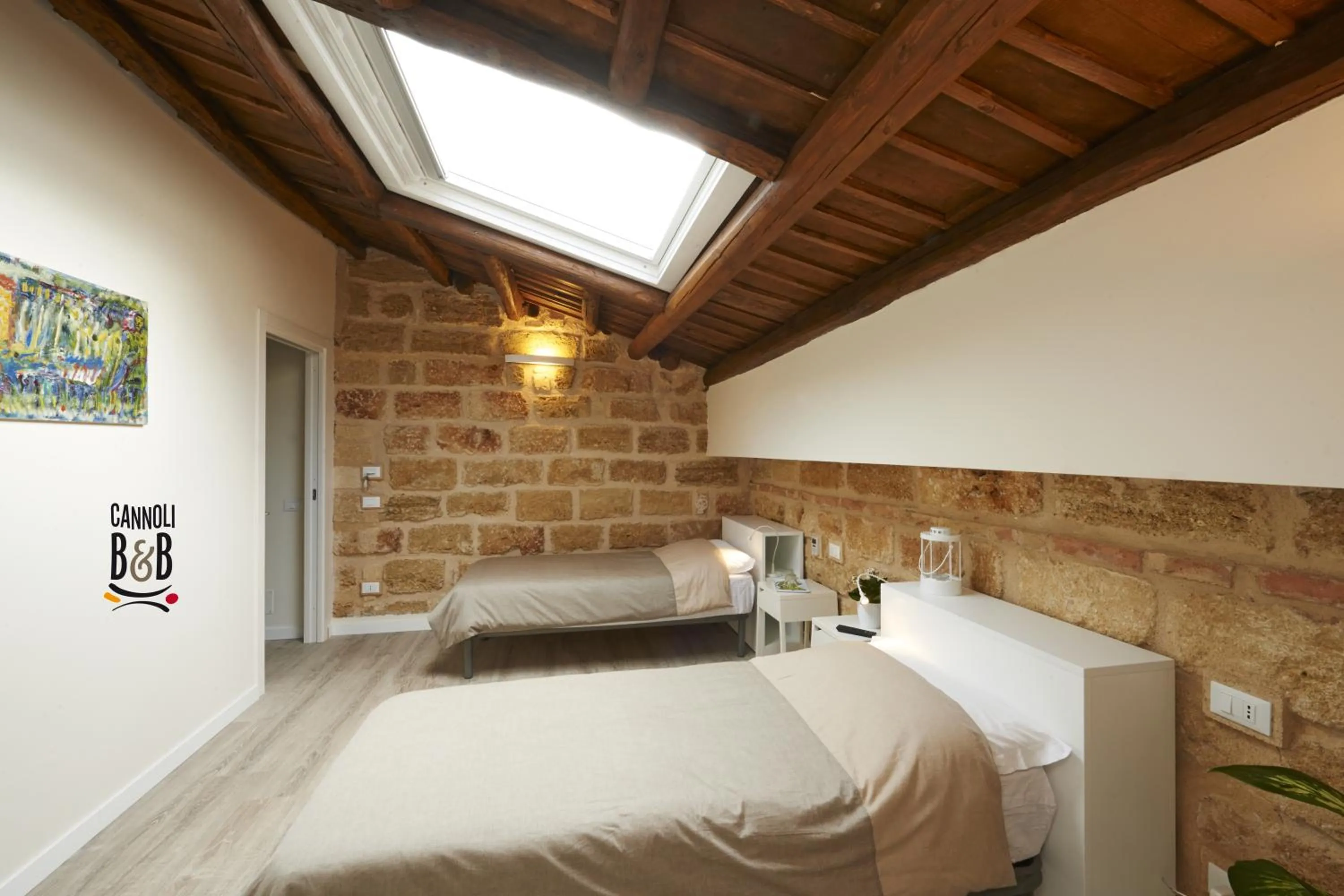 Bedroom, Bed in B&B Cannoli