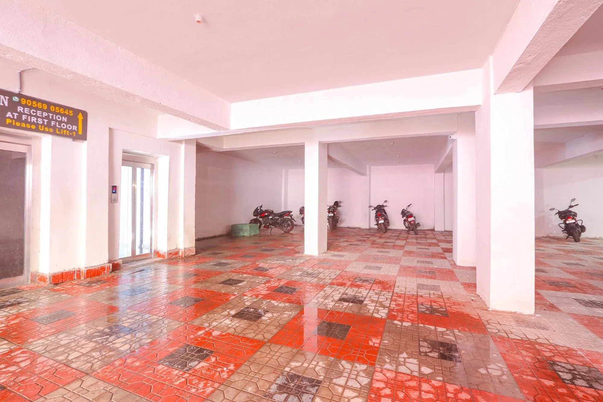 Parking in FabHotel Metro - Nr Secunderabad Railway Station