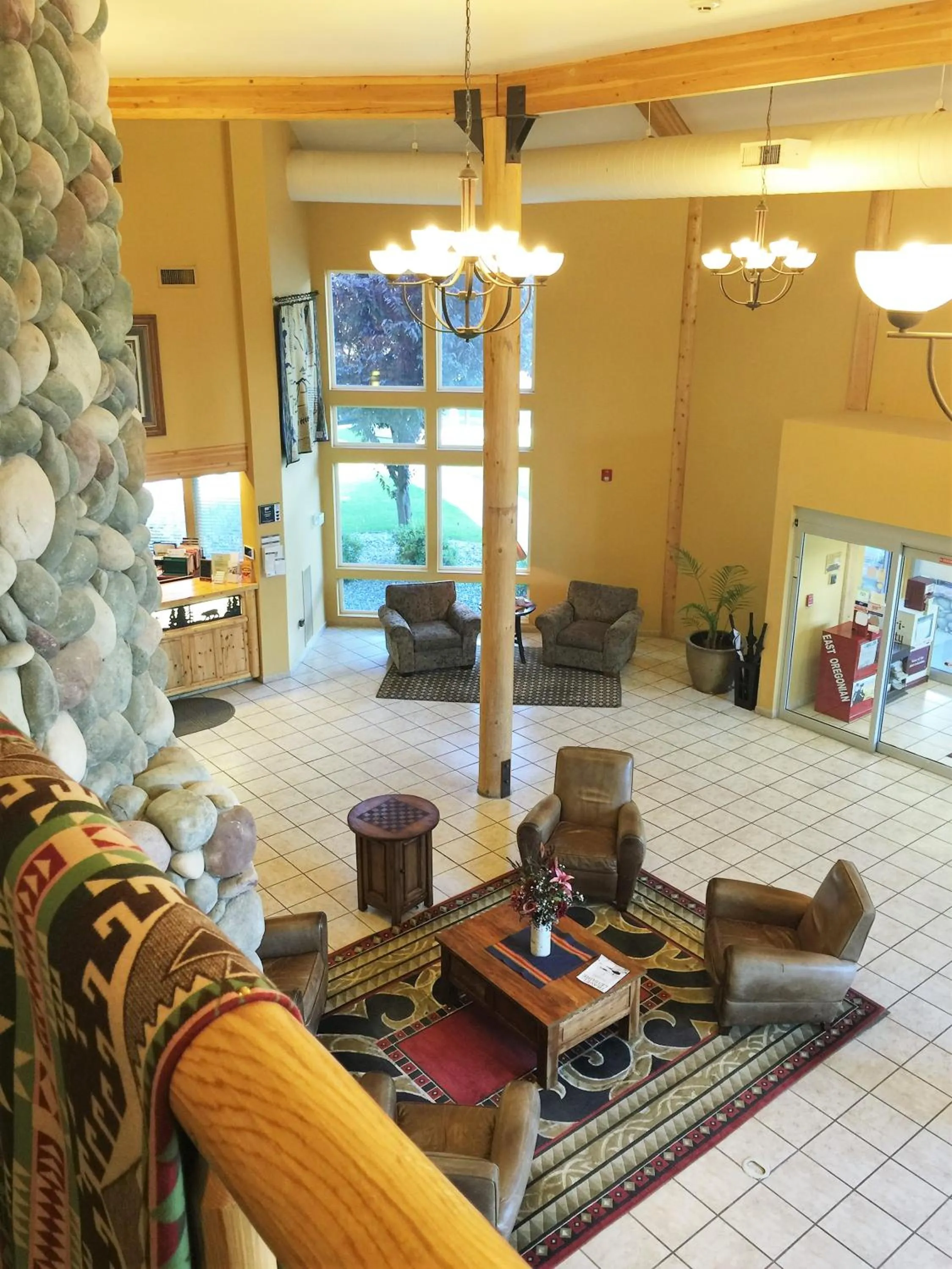 Lobby or reception in River Lodge and Cabins