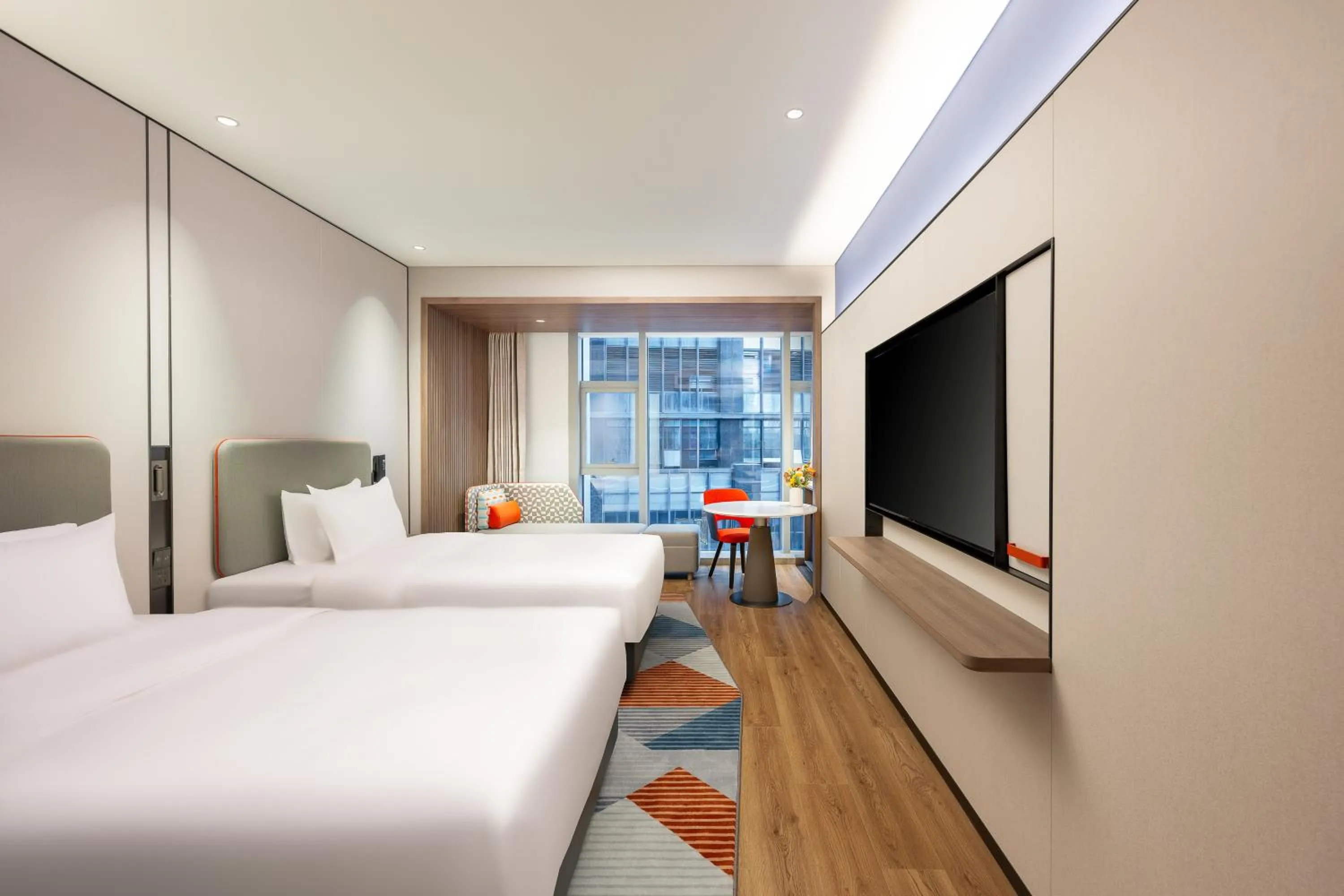 Bedroom, Bed in Holiday Inn Express Shenzhen Guangming by IHG