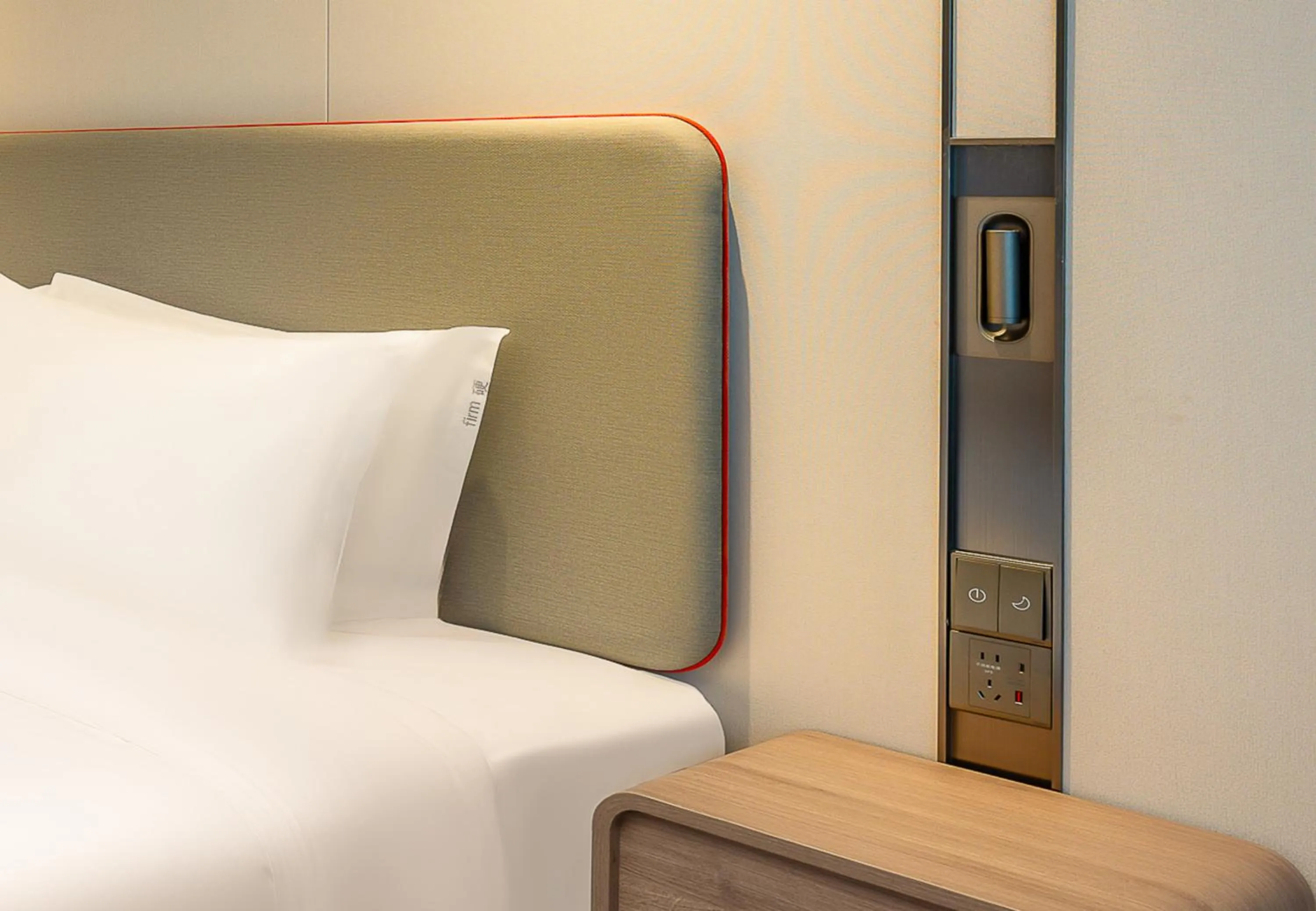 Decorative detail, Bed in Holiday Inn Express Shenzhen Guangming by IHG