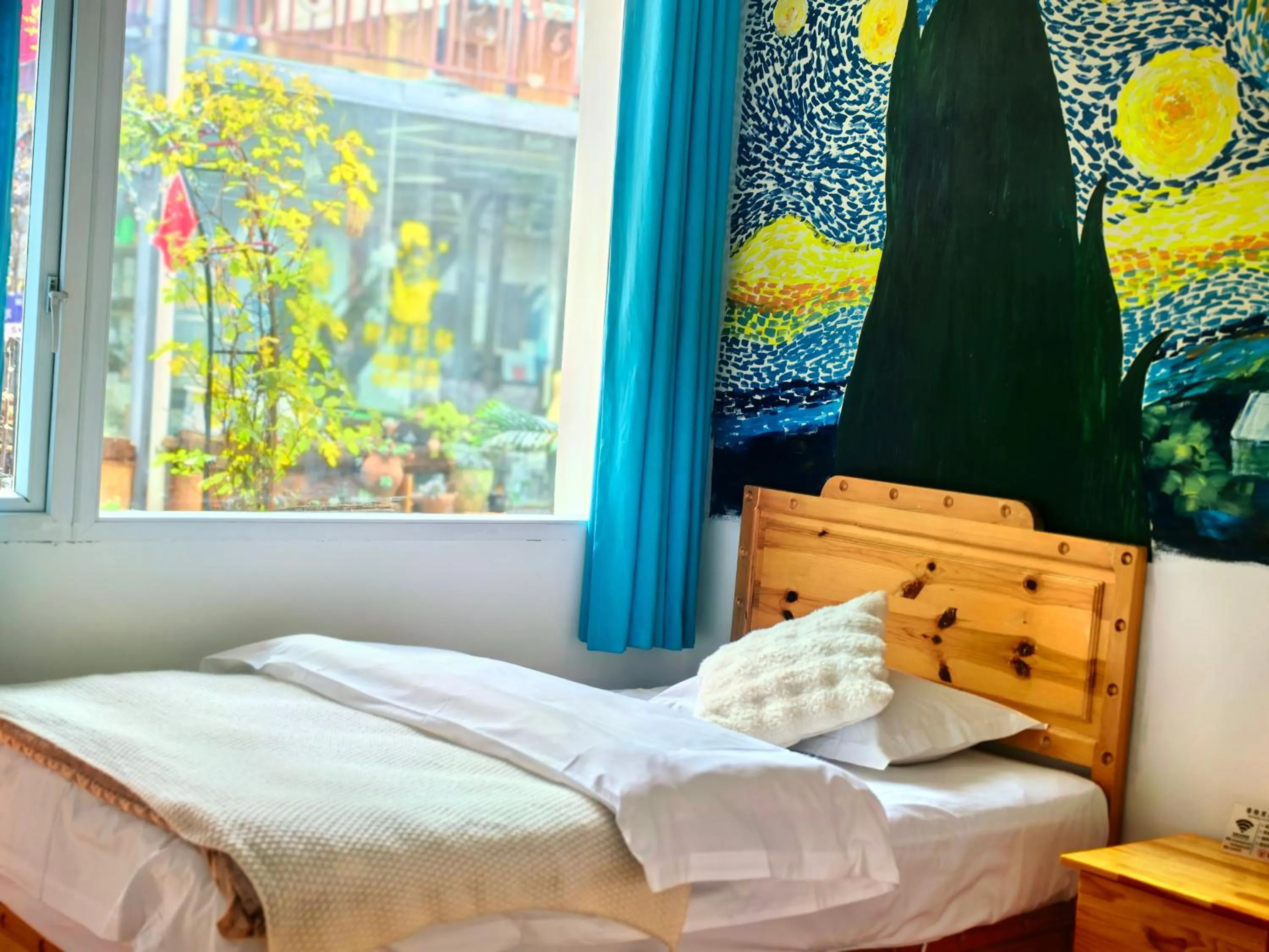 Bed in Shangri-La Chudengshuo Homestay楚登硕民宿