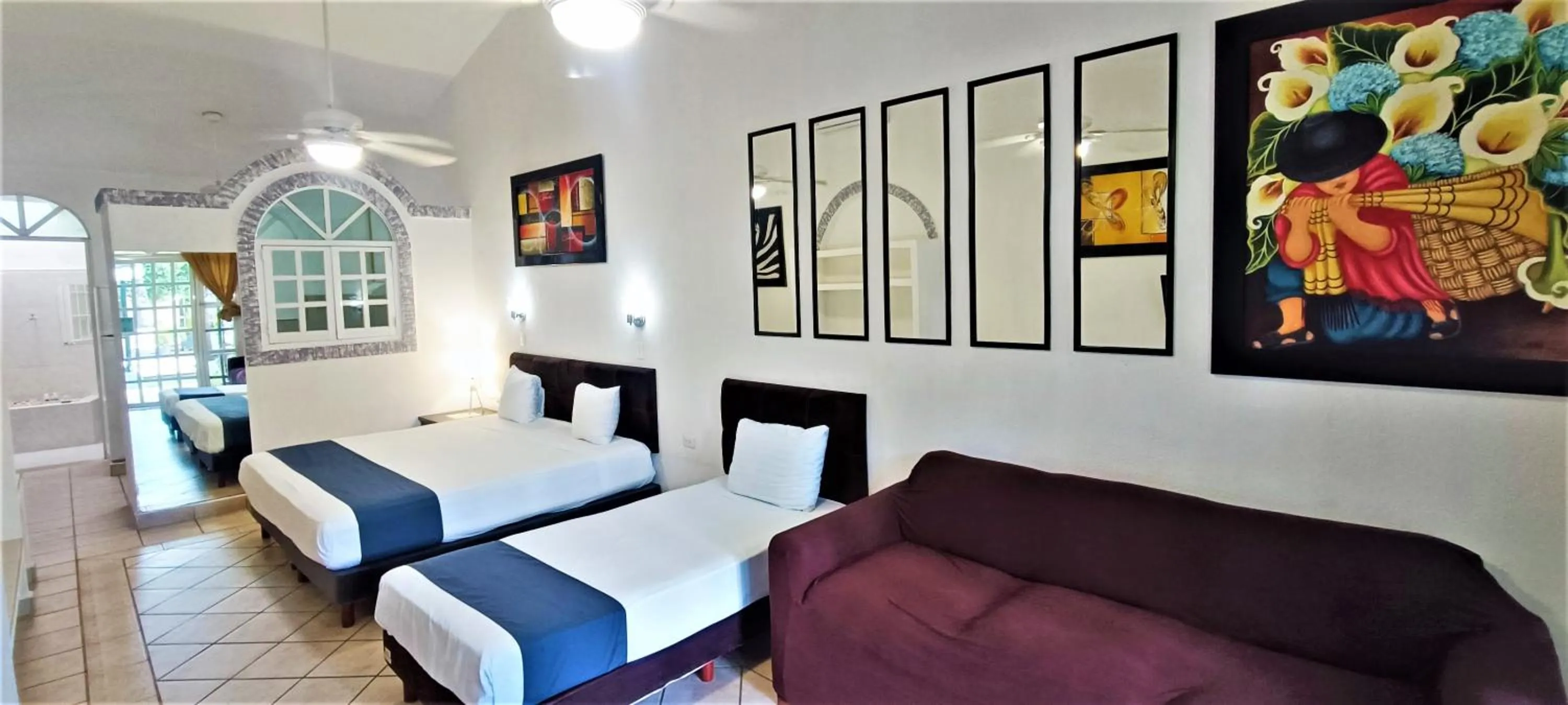 Bedroom, Bed in Tulipanes Cancun