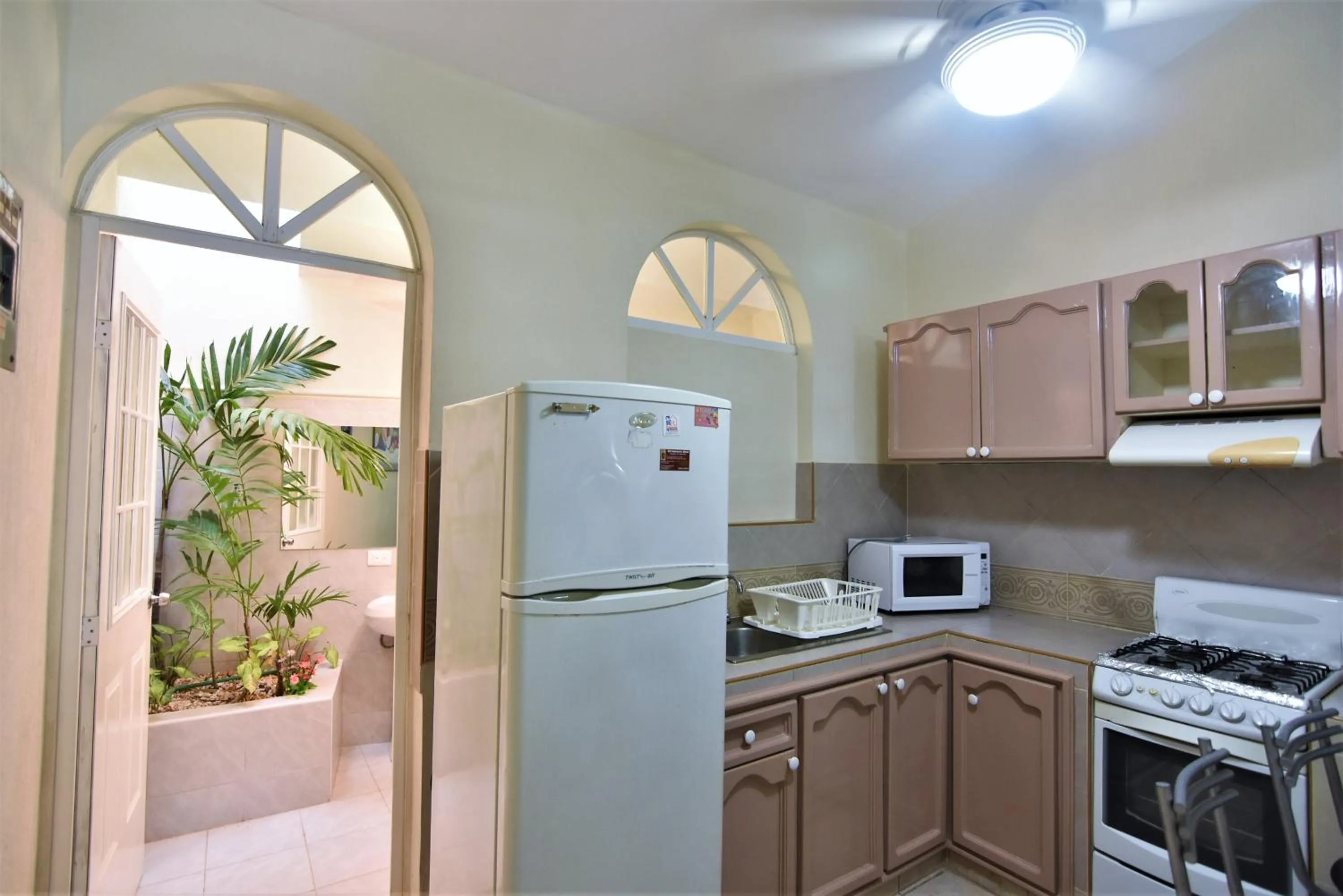 Kitchen or kitchenette in Tulipanes Cancun