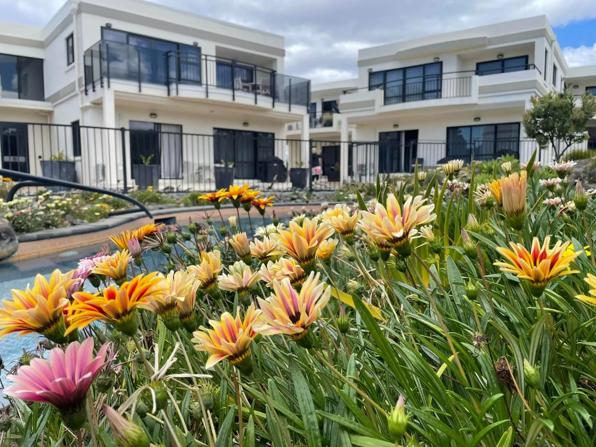 Garden in Ocean Breeze Resort Pauanui