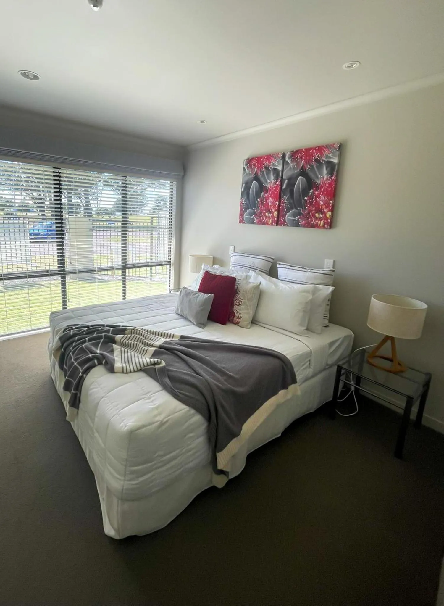 Bed in Ocean Breeze Resort Pauanui