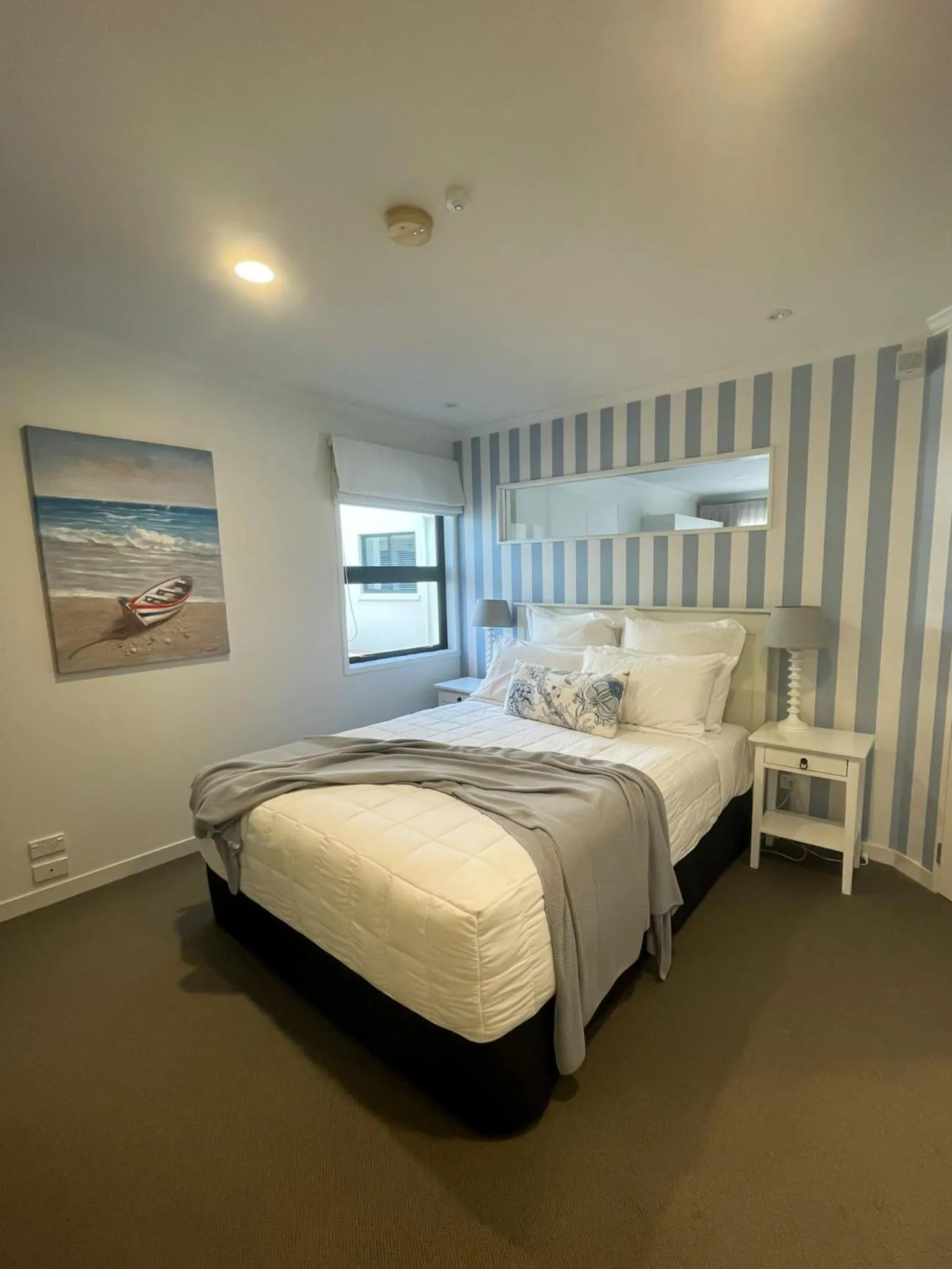 Bed in Ocean Breeze Resort Pauanui