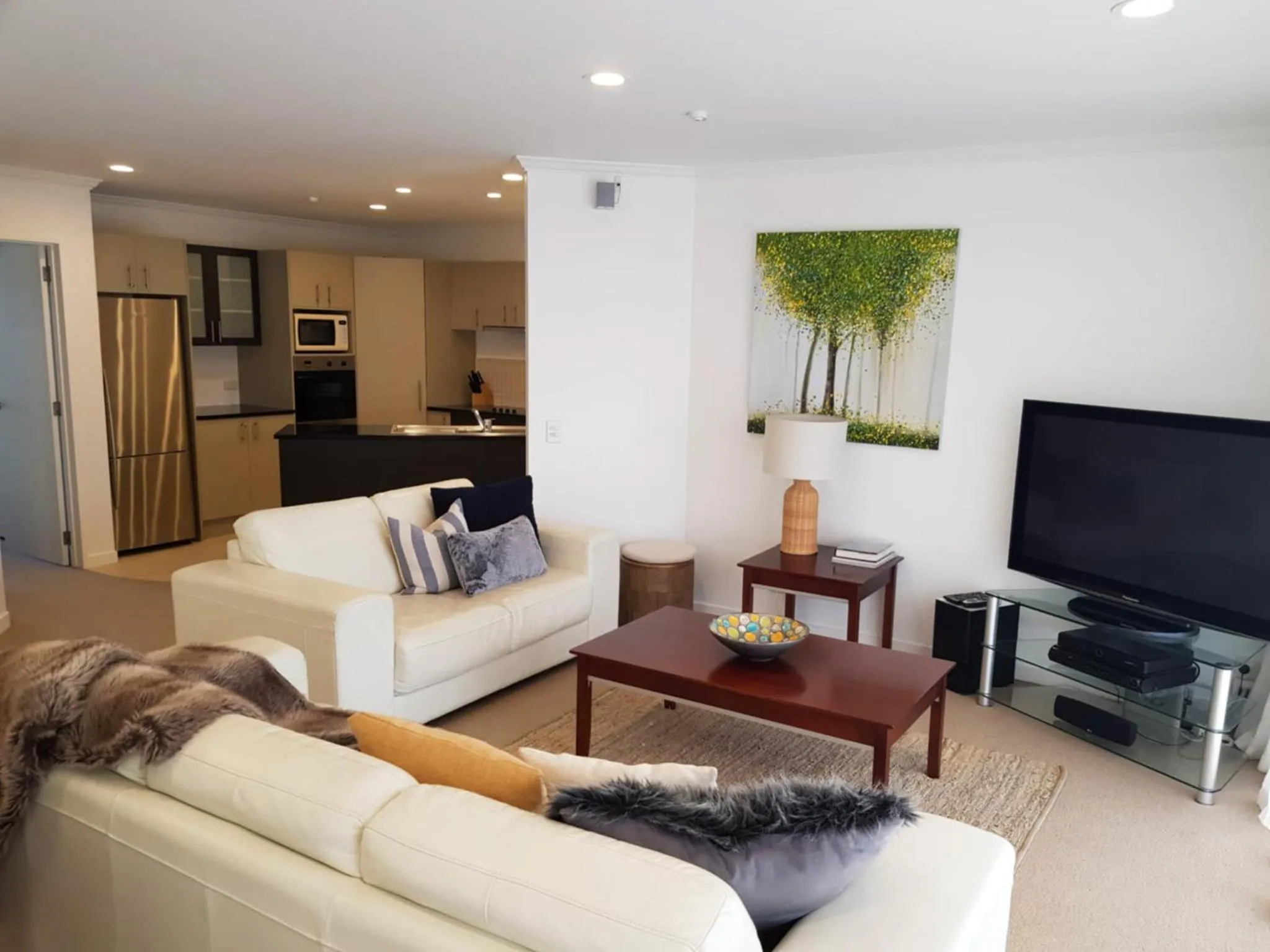 Kitchen or kitchenette in Ocean Breeze Resort Pauanui