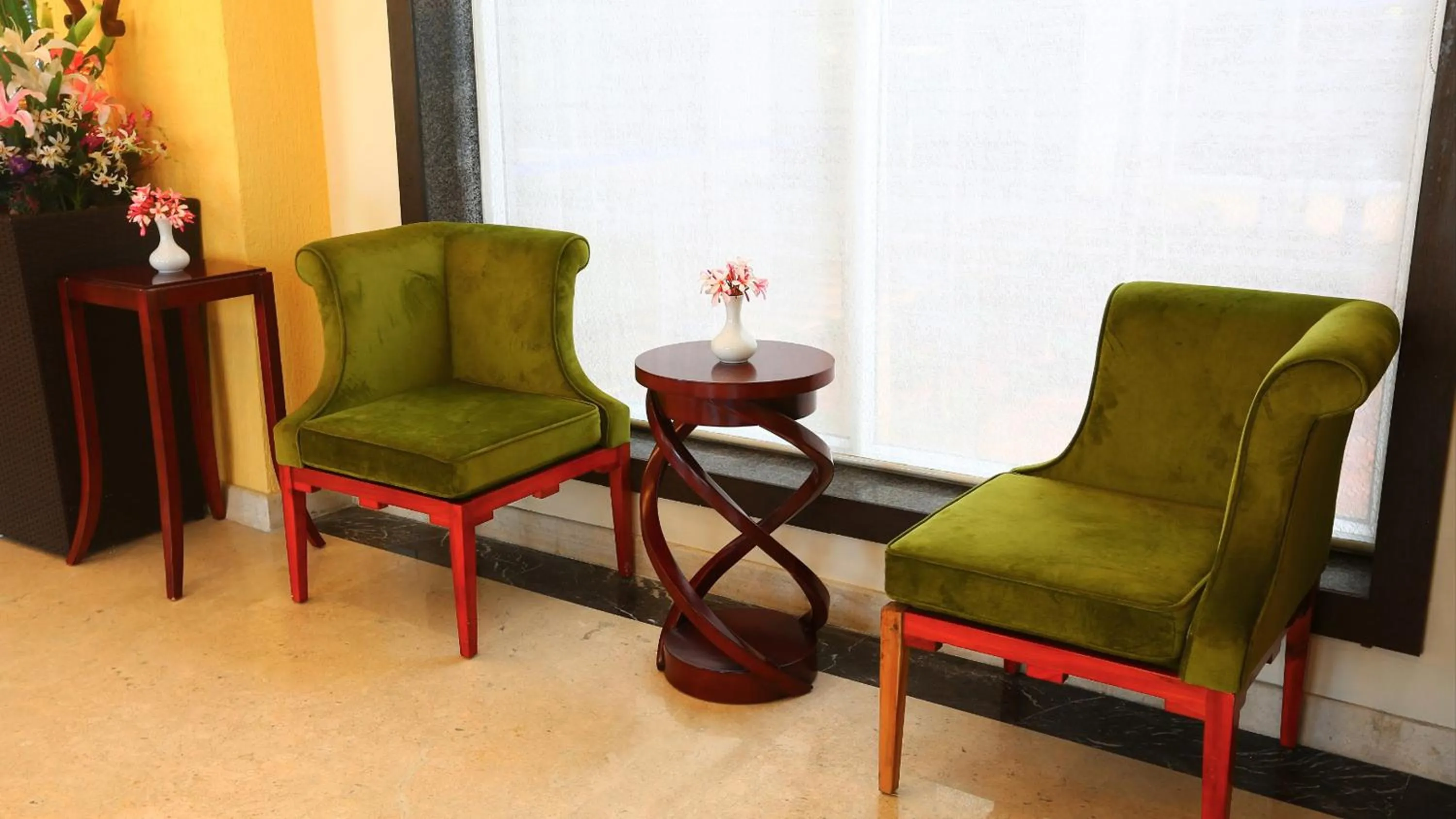 Seating area in Grand Serenaa Hotel & Resorts, Auroville