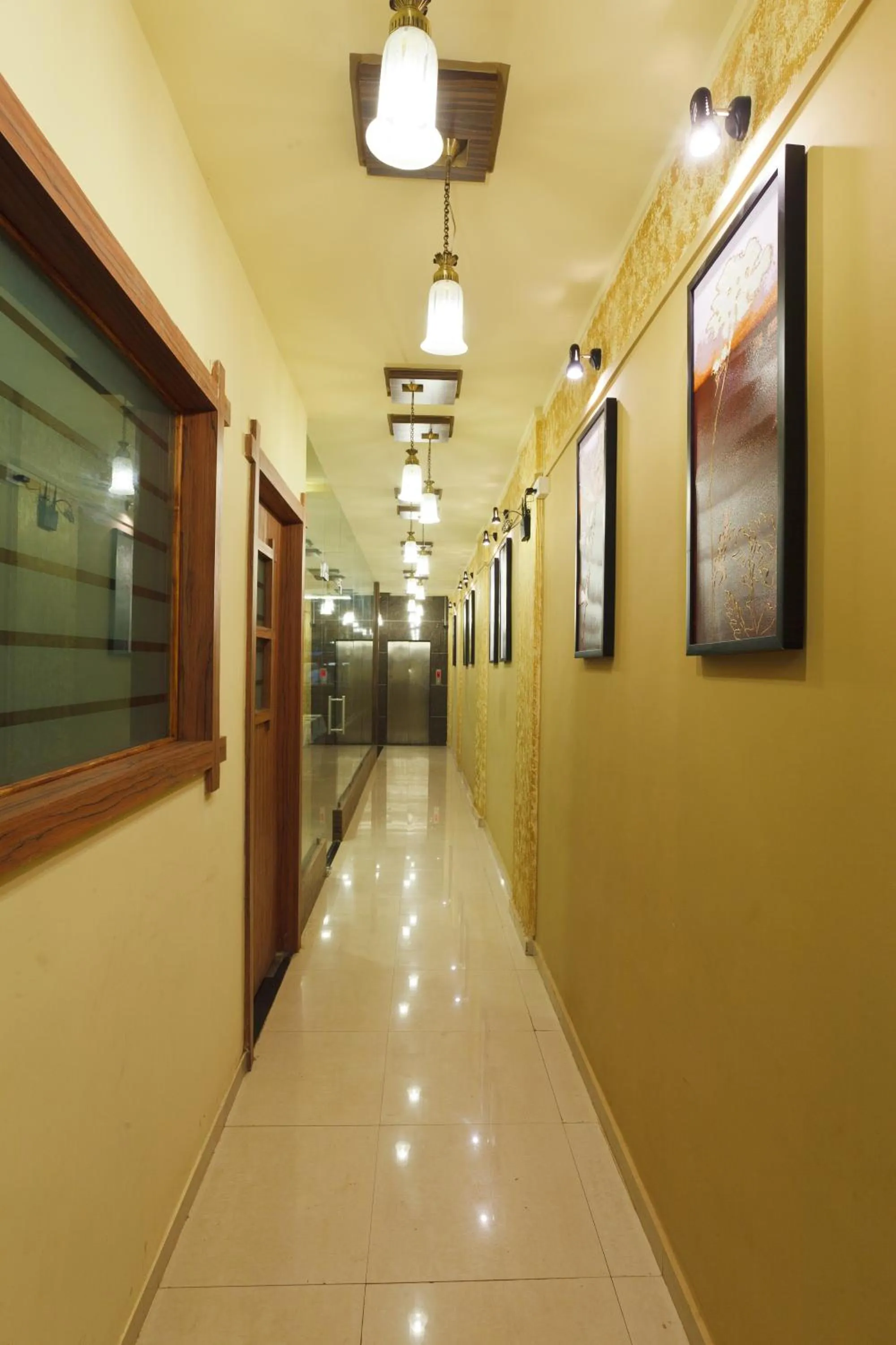 Decorative detail in Hotel Atria, Kolhapur