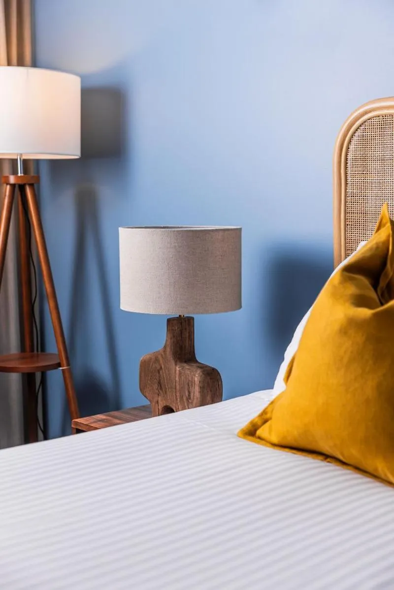 Bed in The Lucky Hotel