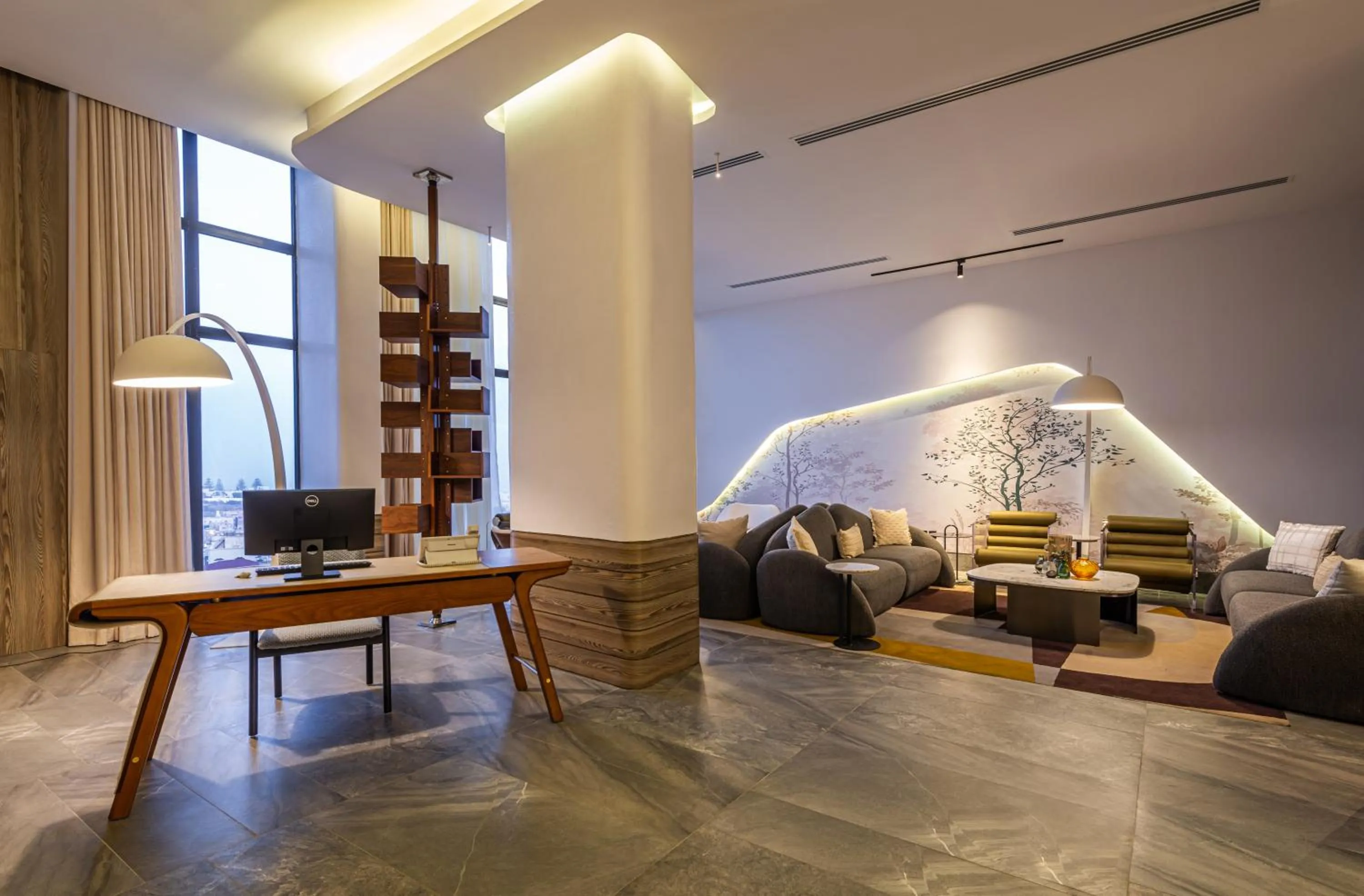 Seating area in Ewaa Express Hotel - Abha