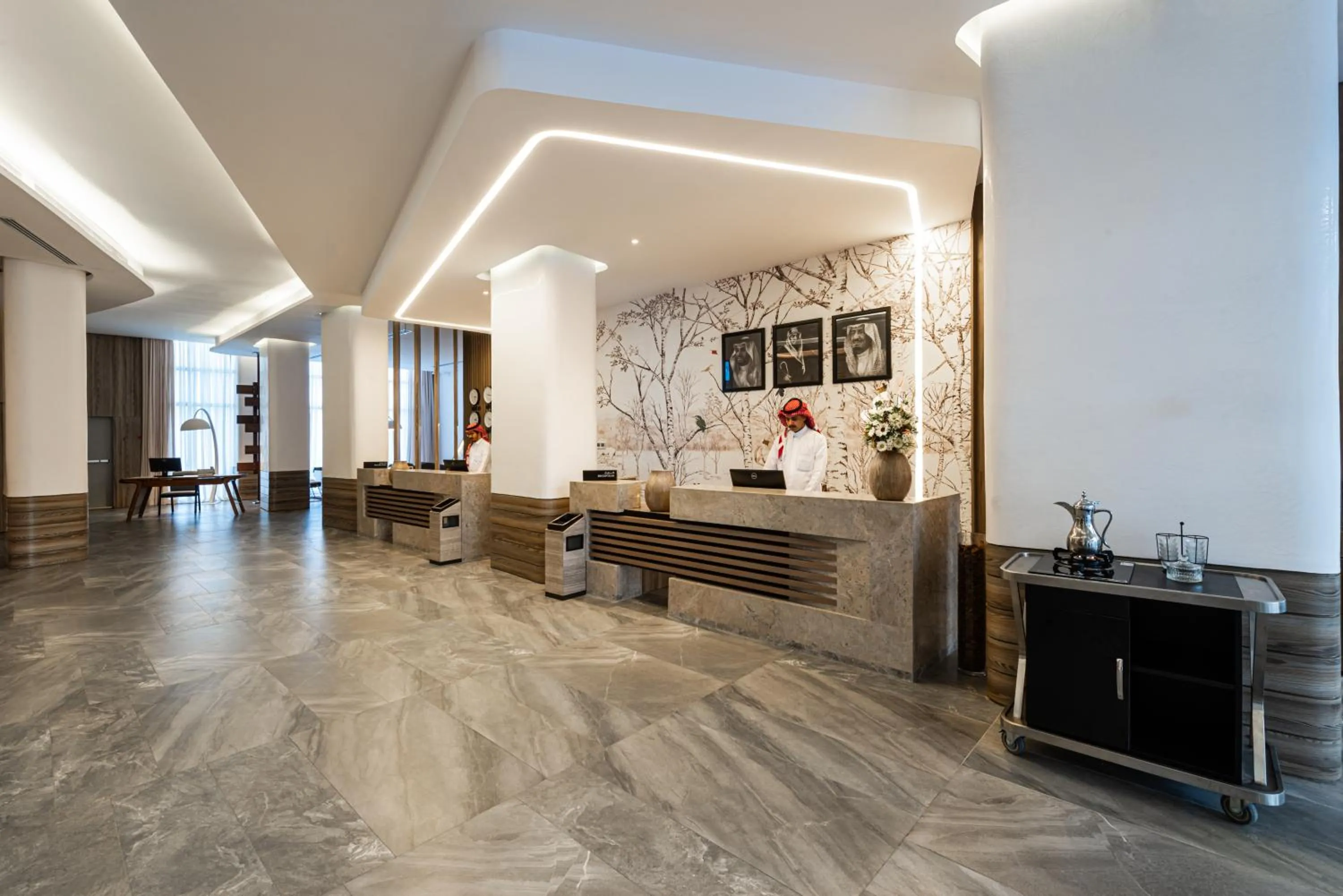 Lobby or reception in Ewaa Express Hotel - Abha