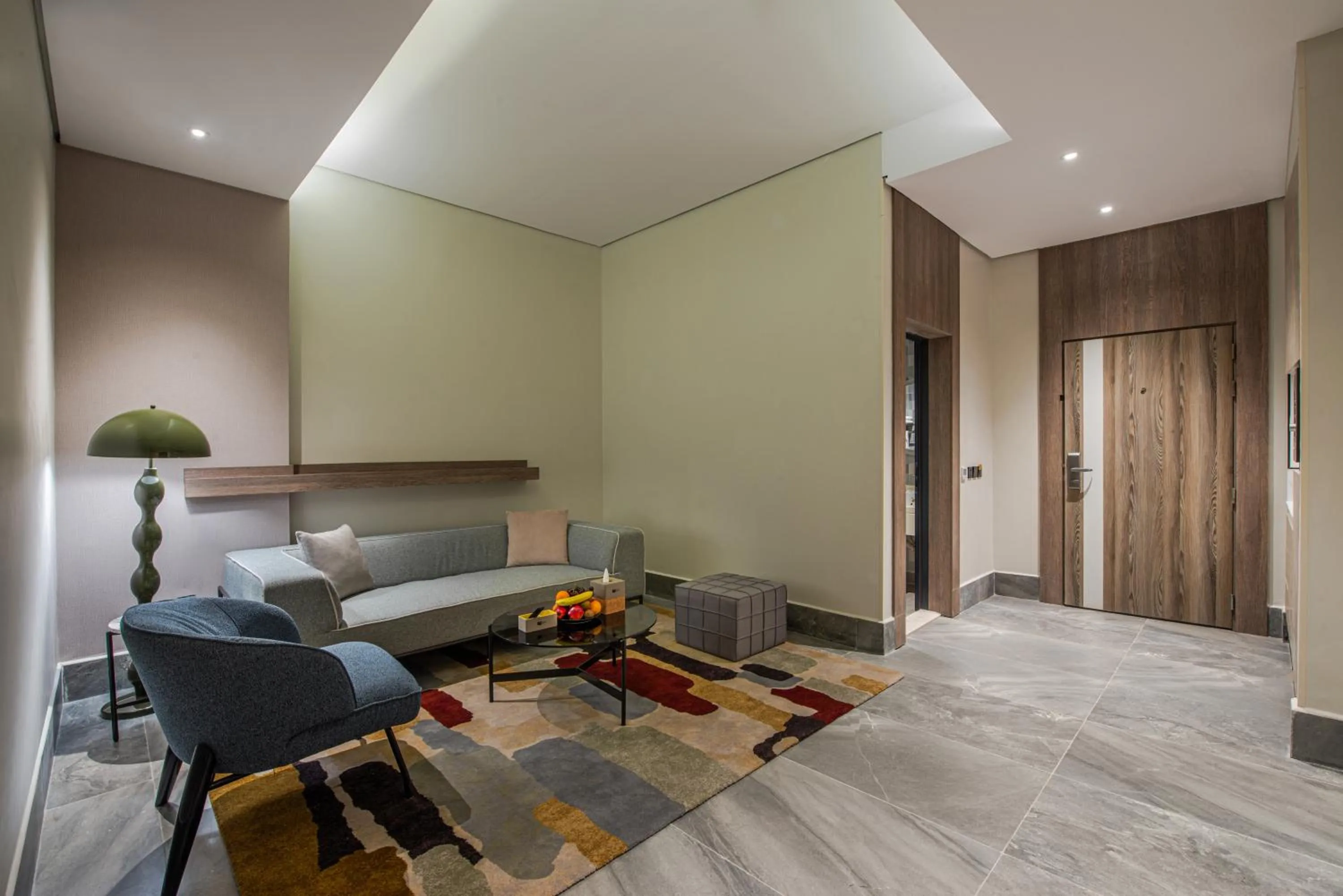 Living room, Bed in Ewaa Express Hotel - Abha