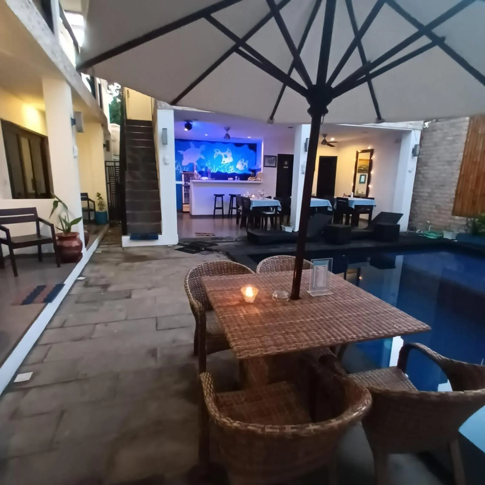 Patio in Gili Ocean Club - ADULTS ONLY