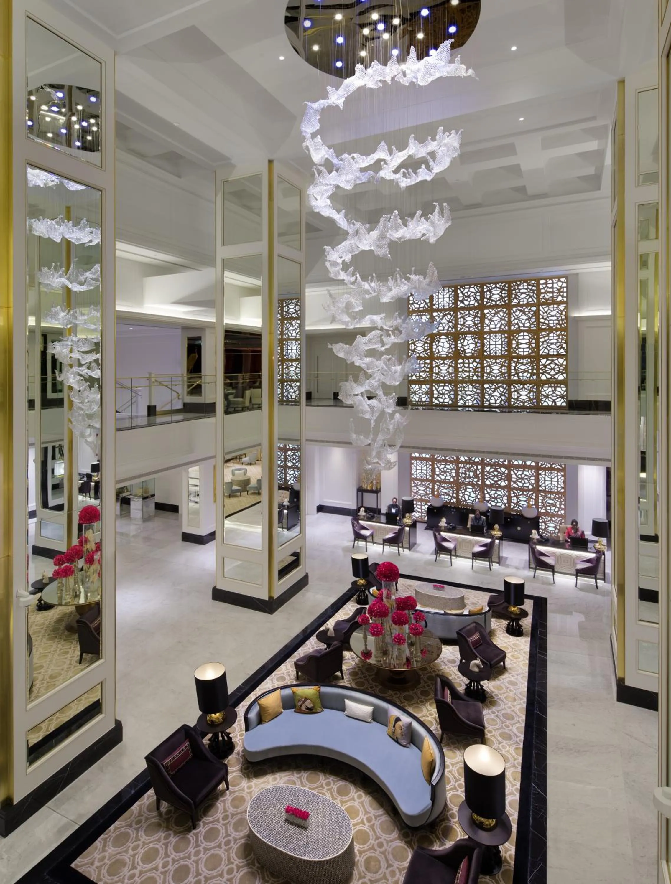 Lobby or reception in Taj Dubai
