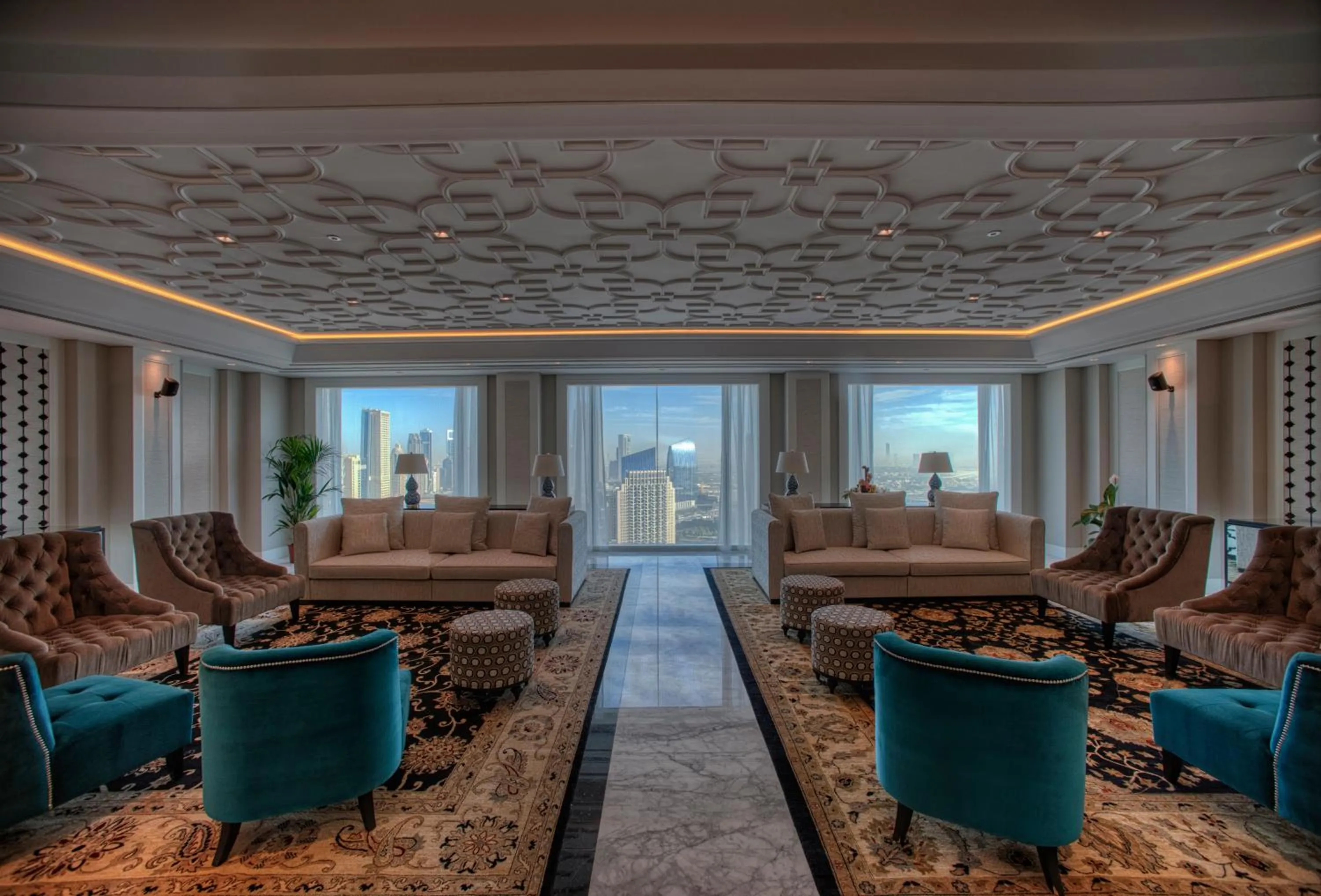 Living room in Taj Dubai