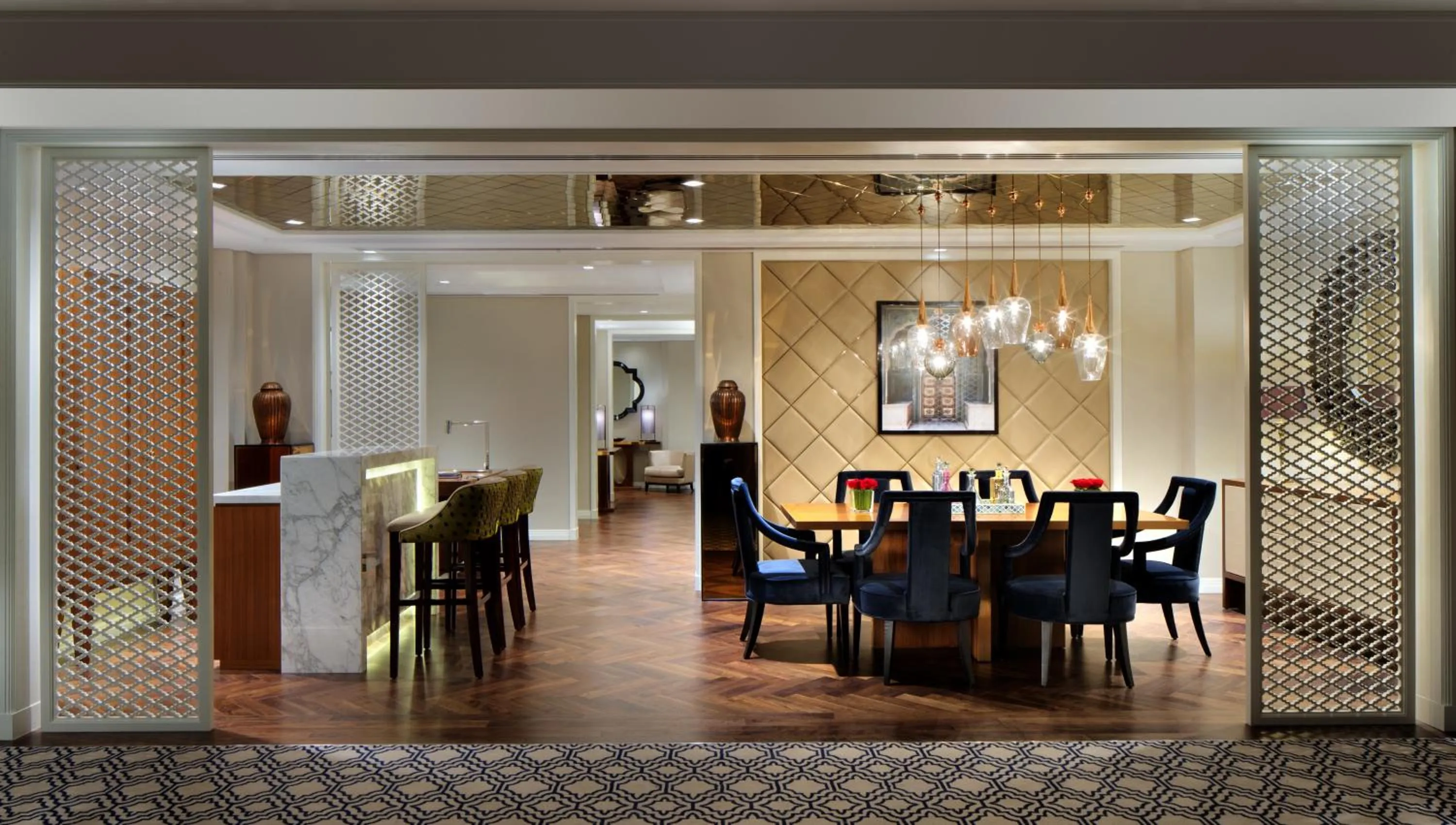 Dining area in Taj Dubai