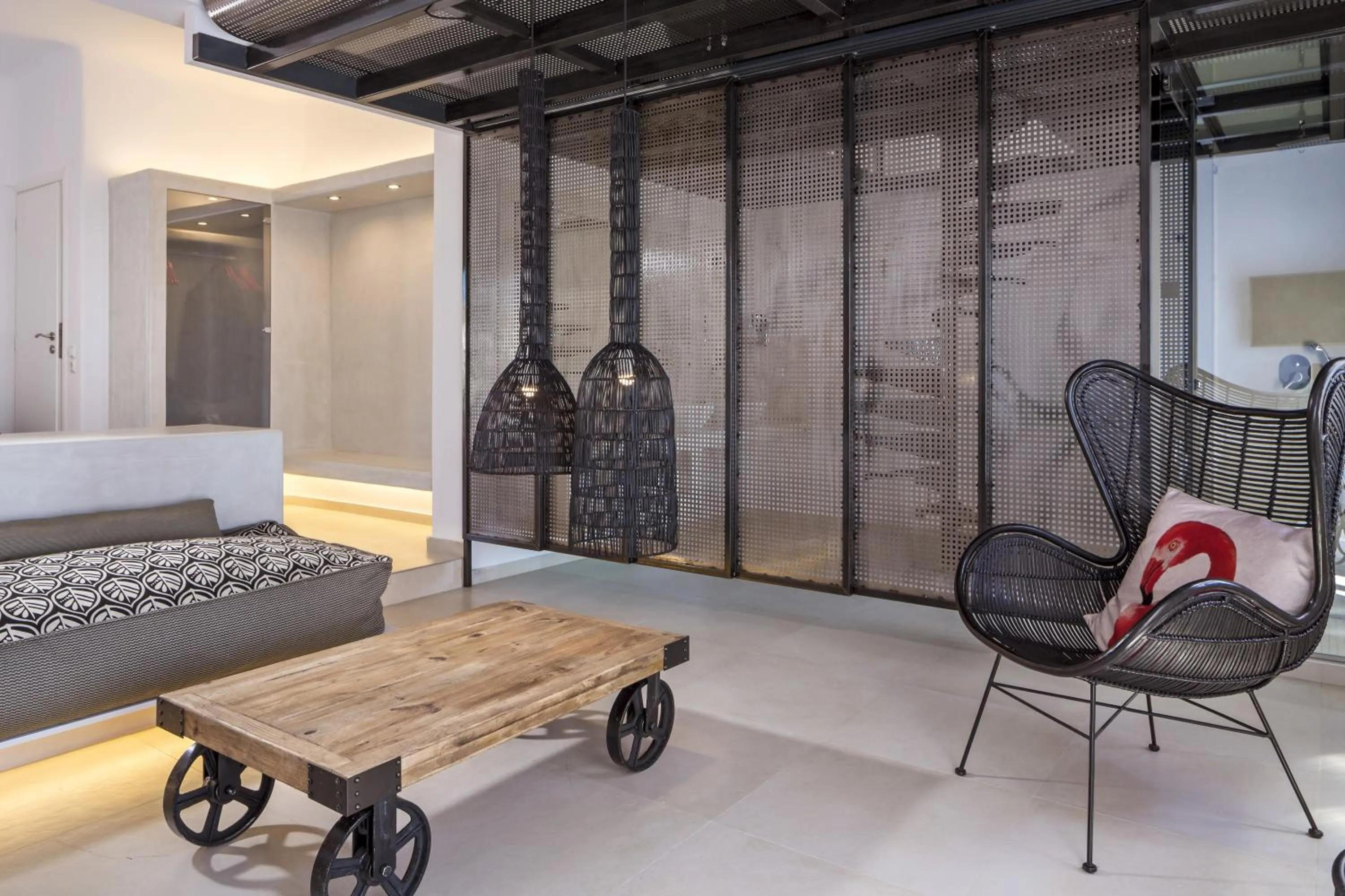 Decorative detail in Art Hotel Santorini