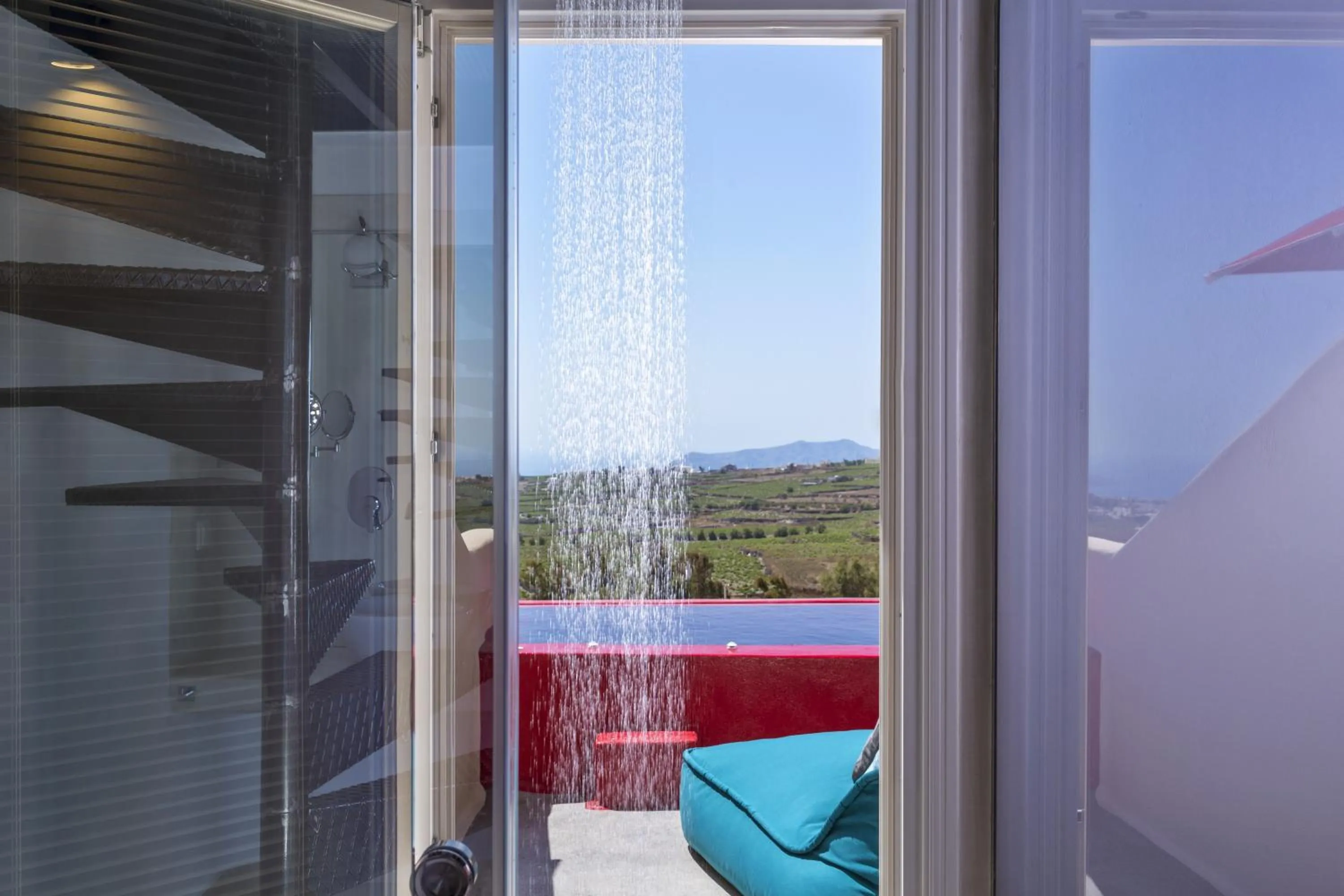 Balcony/Terrace in Art Hotel Santorini