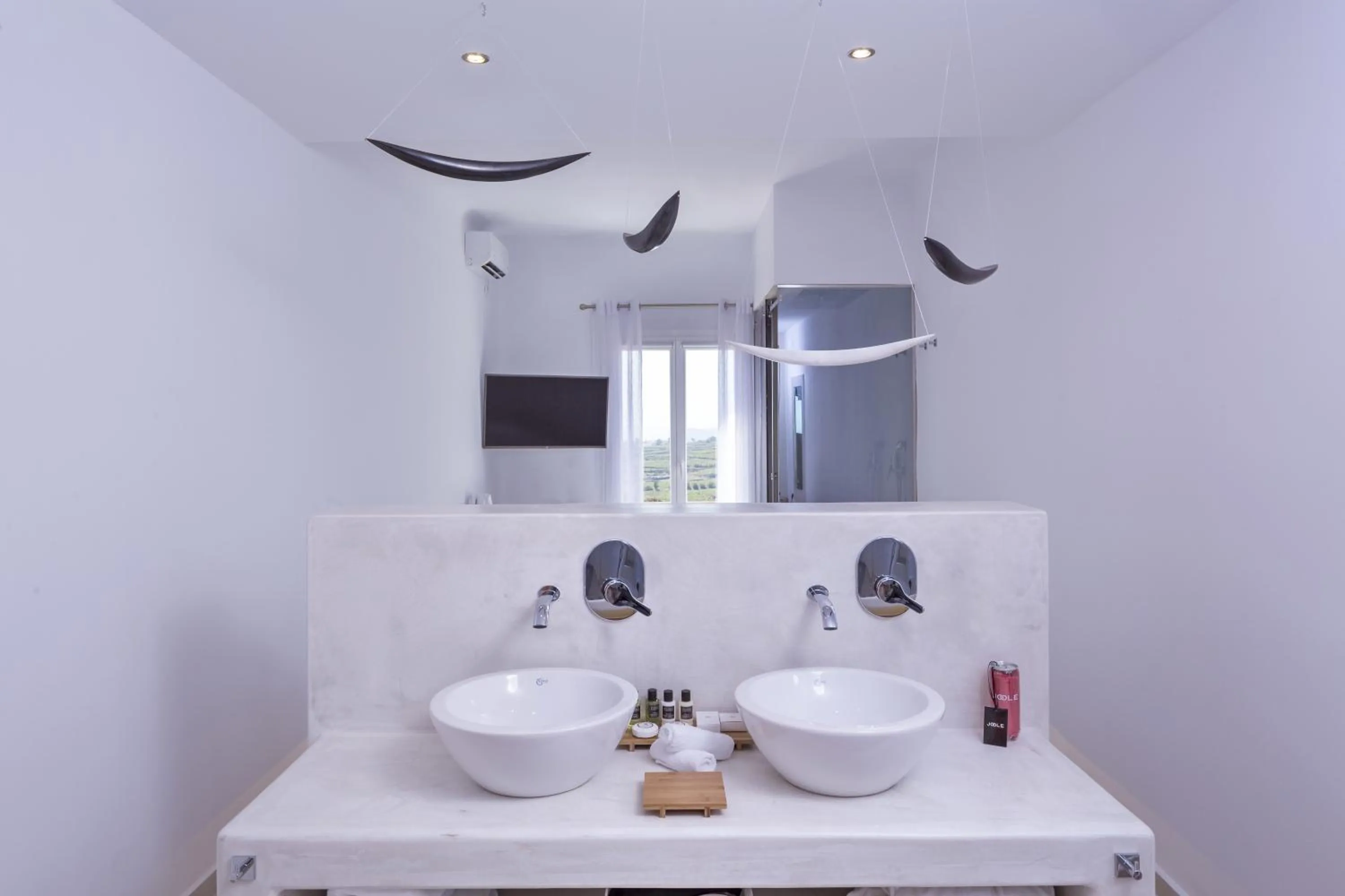 Bathroom in Art Hotel Santorini