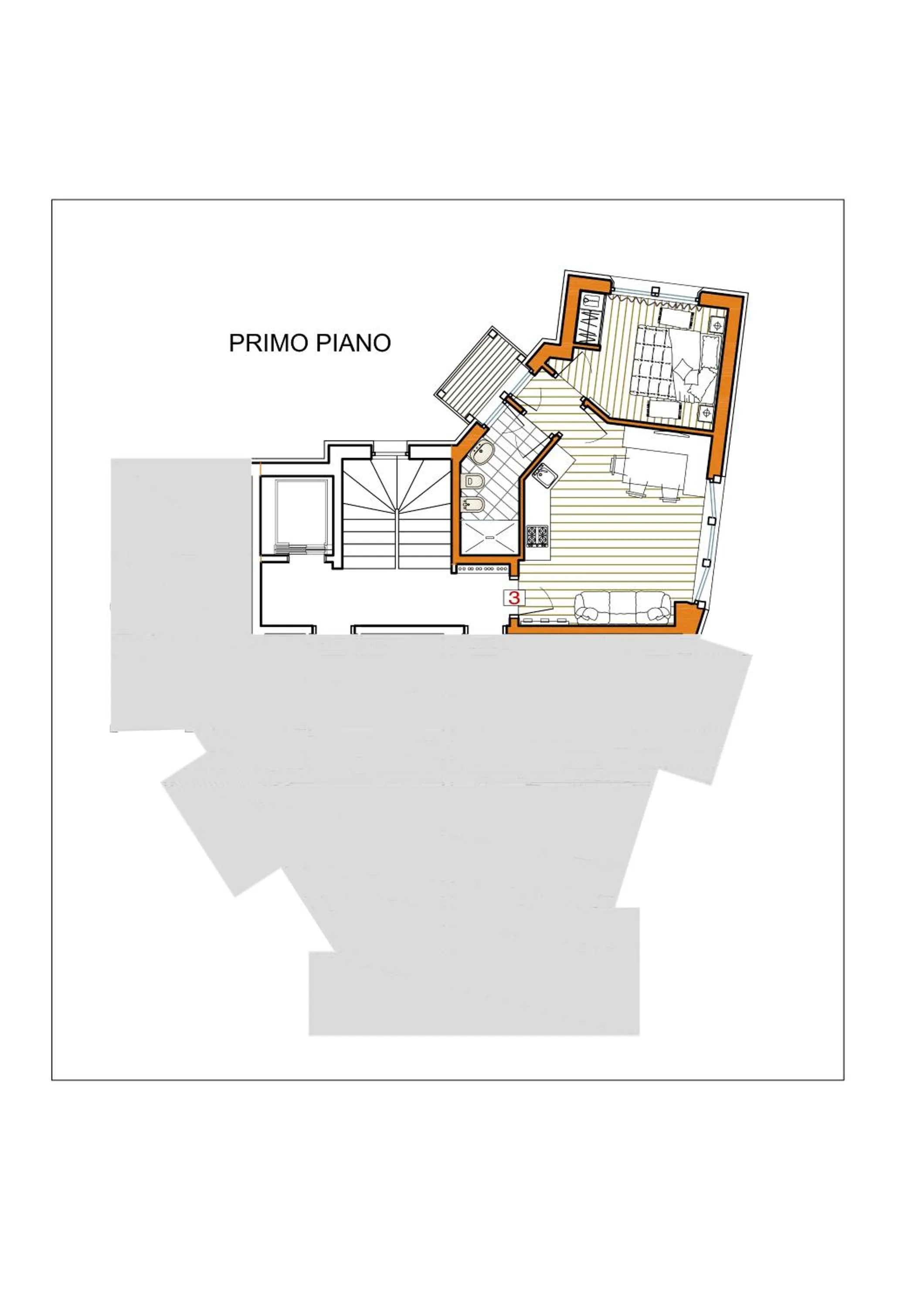 Floor plan in Residence Aspen