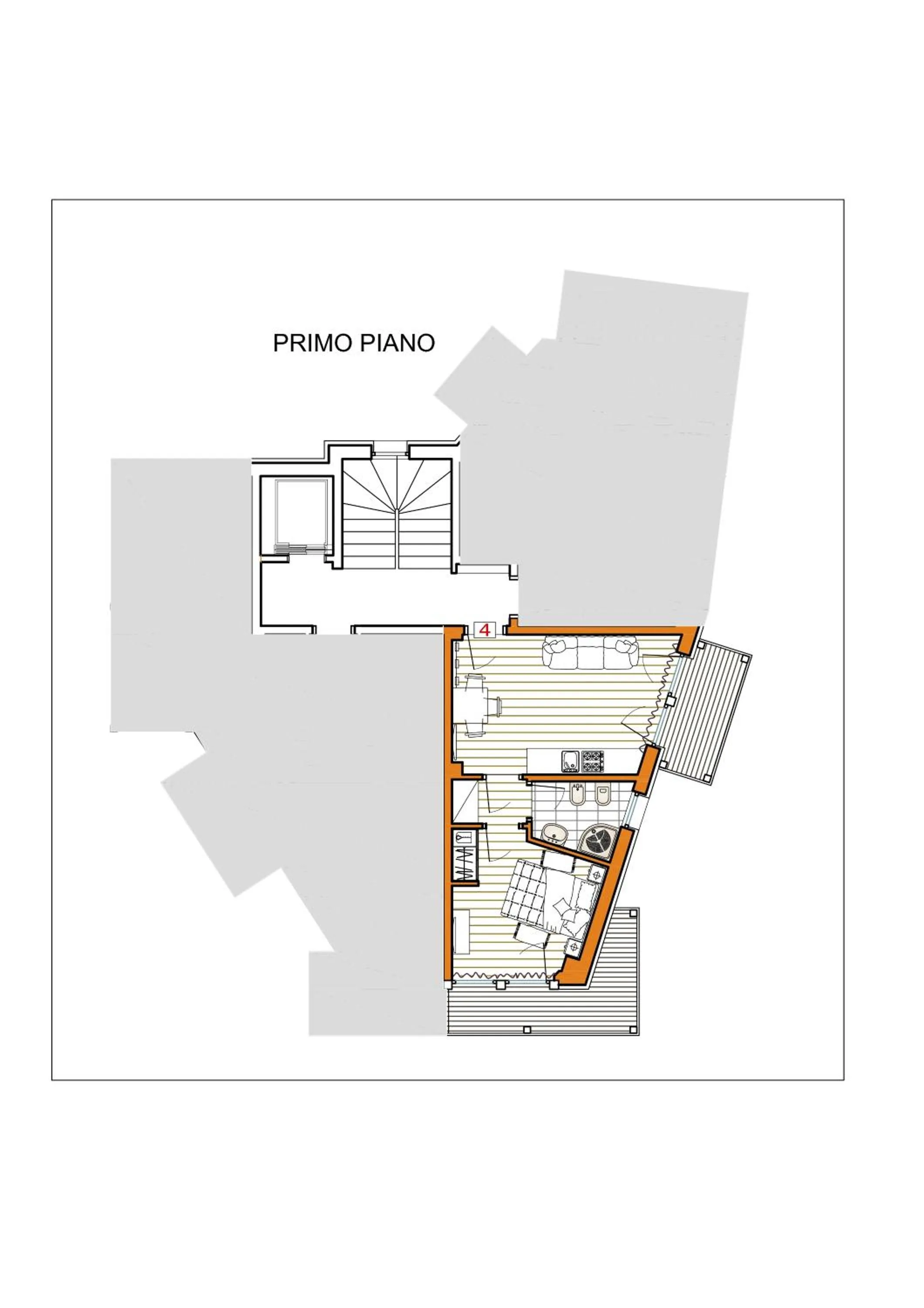 Floor plan in Residence Aspen