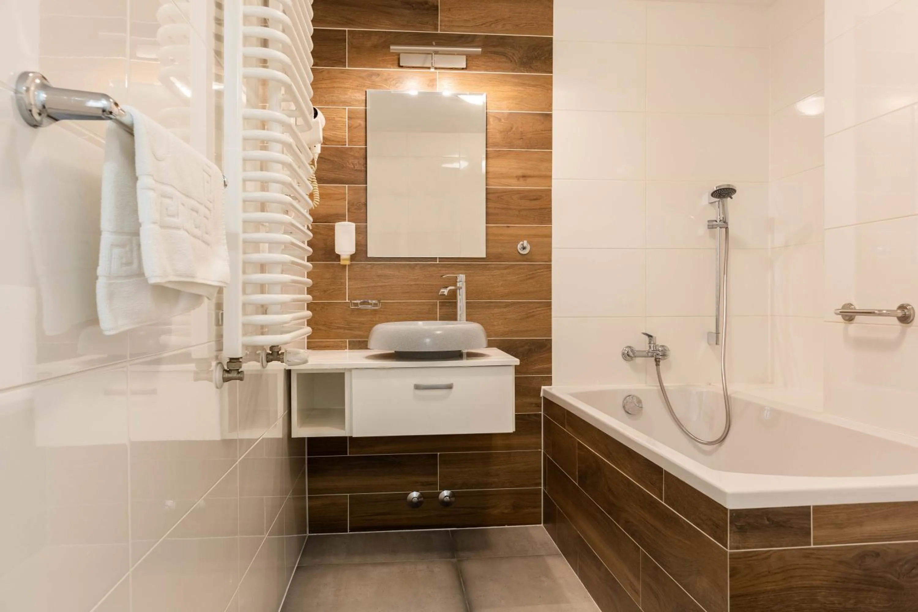 Bathroom in Hotel Nafta Krosno