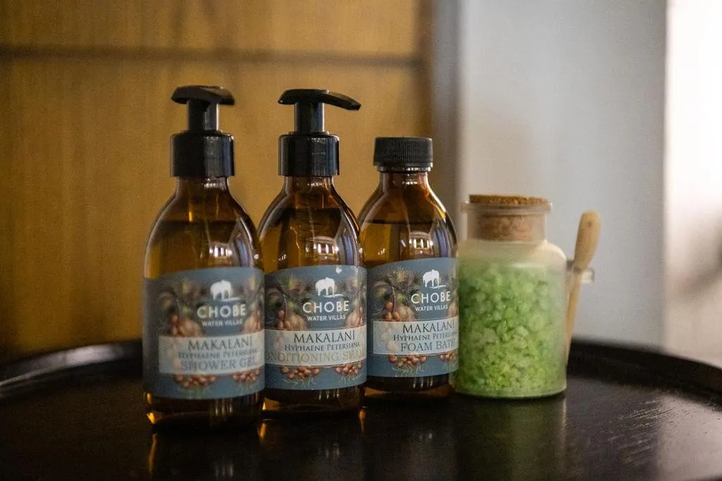 Shower in Chobe Water Villas