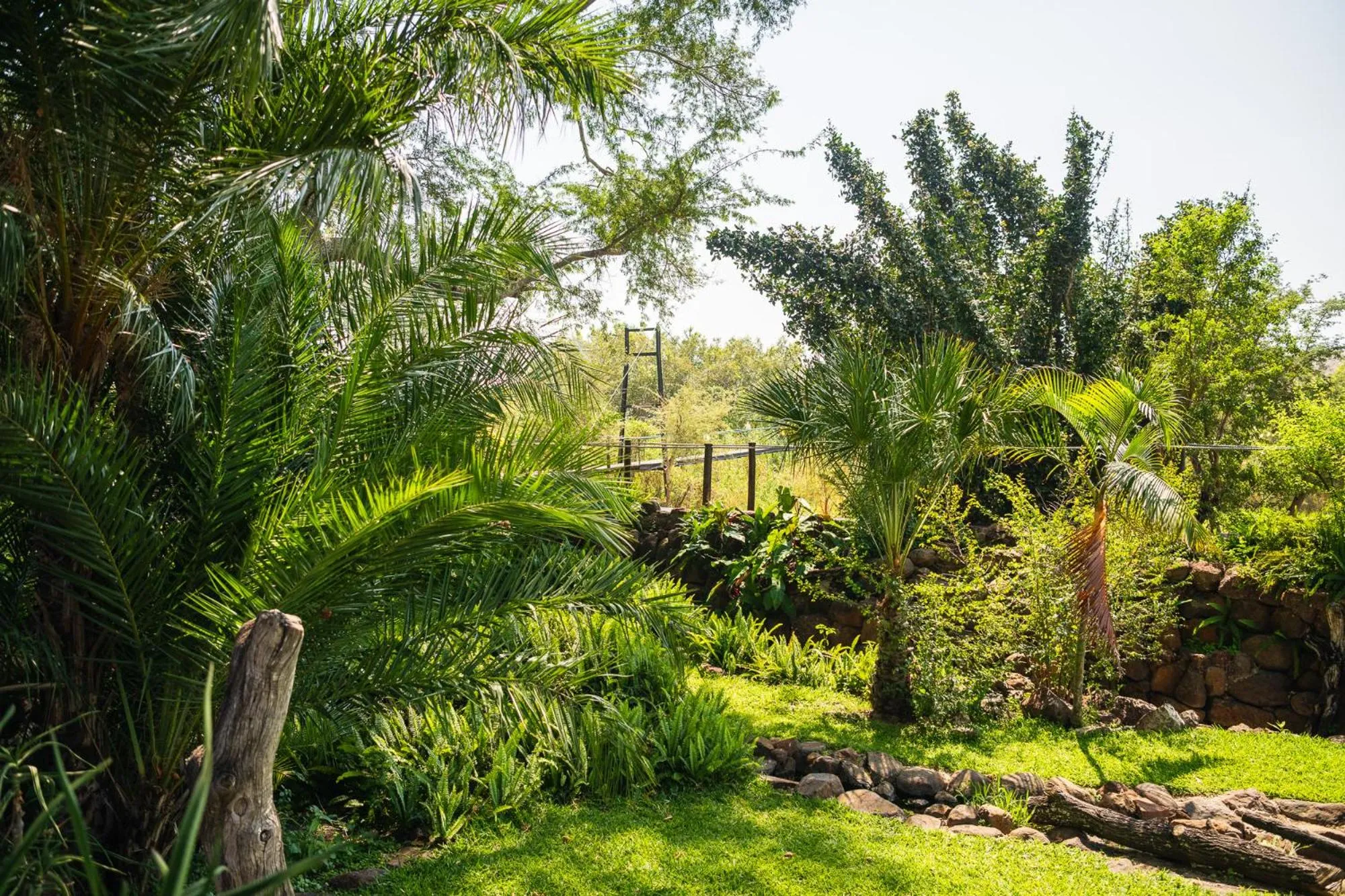 Garden in Chobe Water Villas