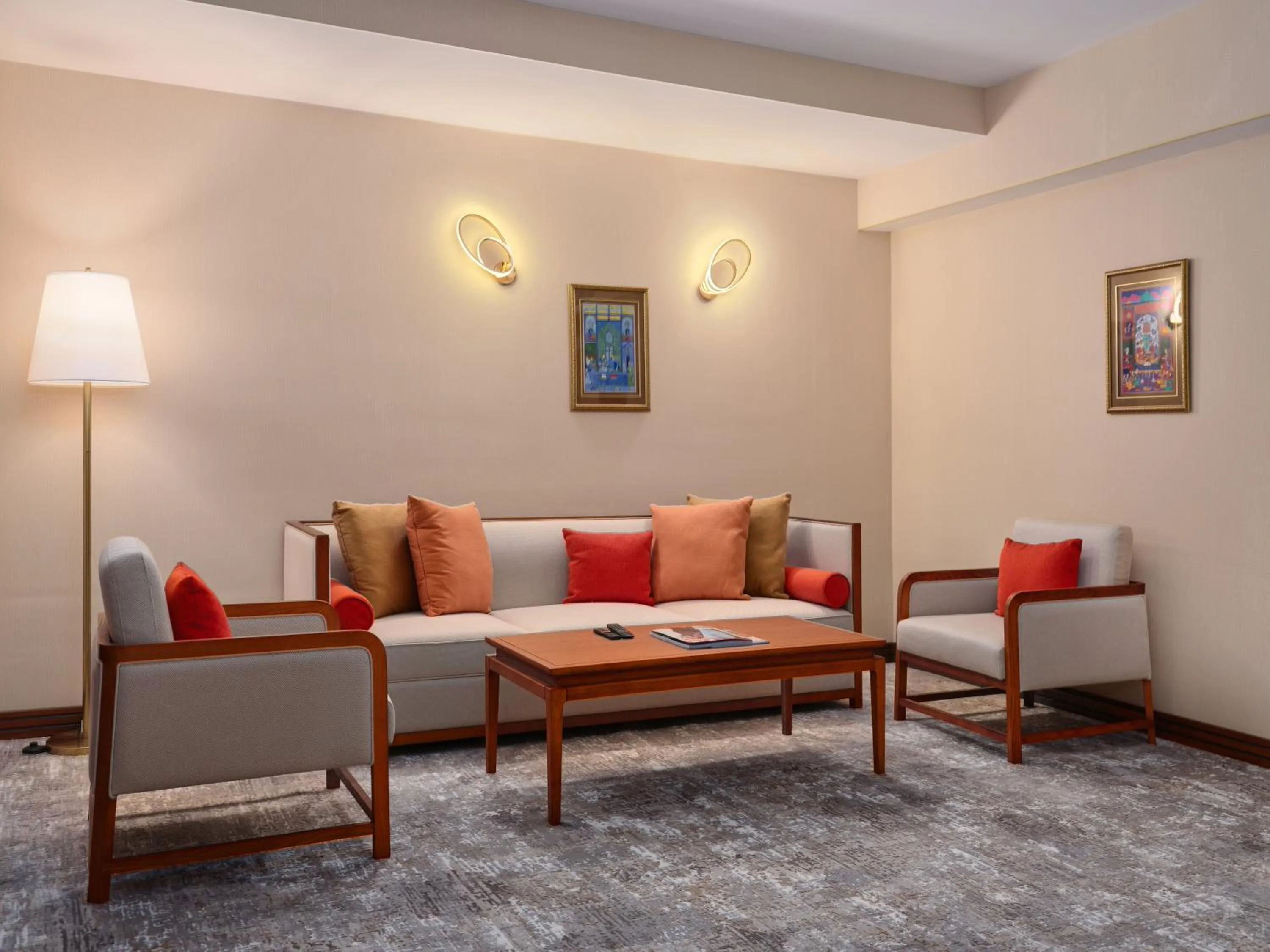 Seating area in The Central Point Hotel Baku