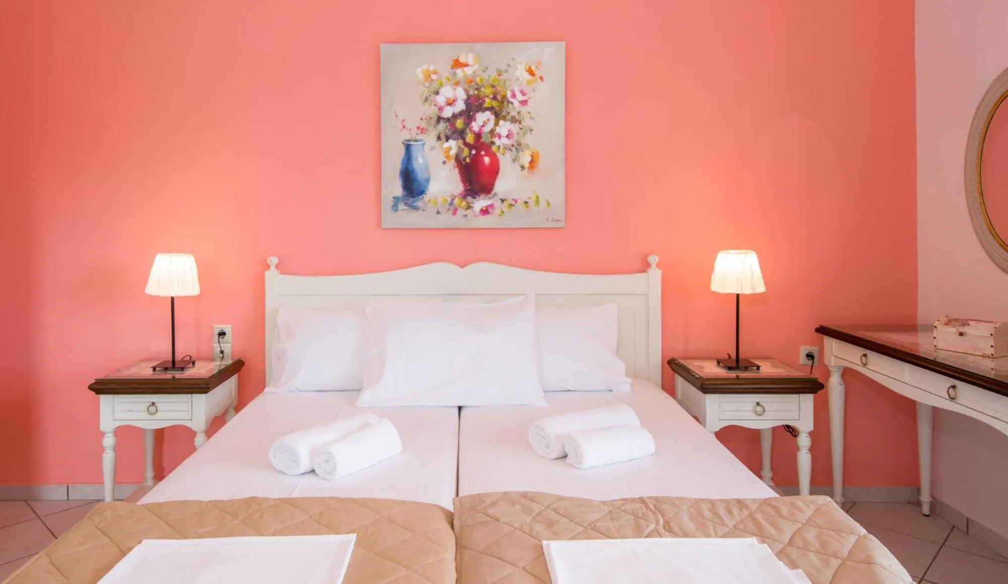 Bed in Stamatakis Boutique Studios