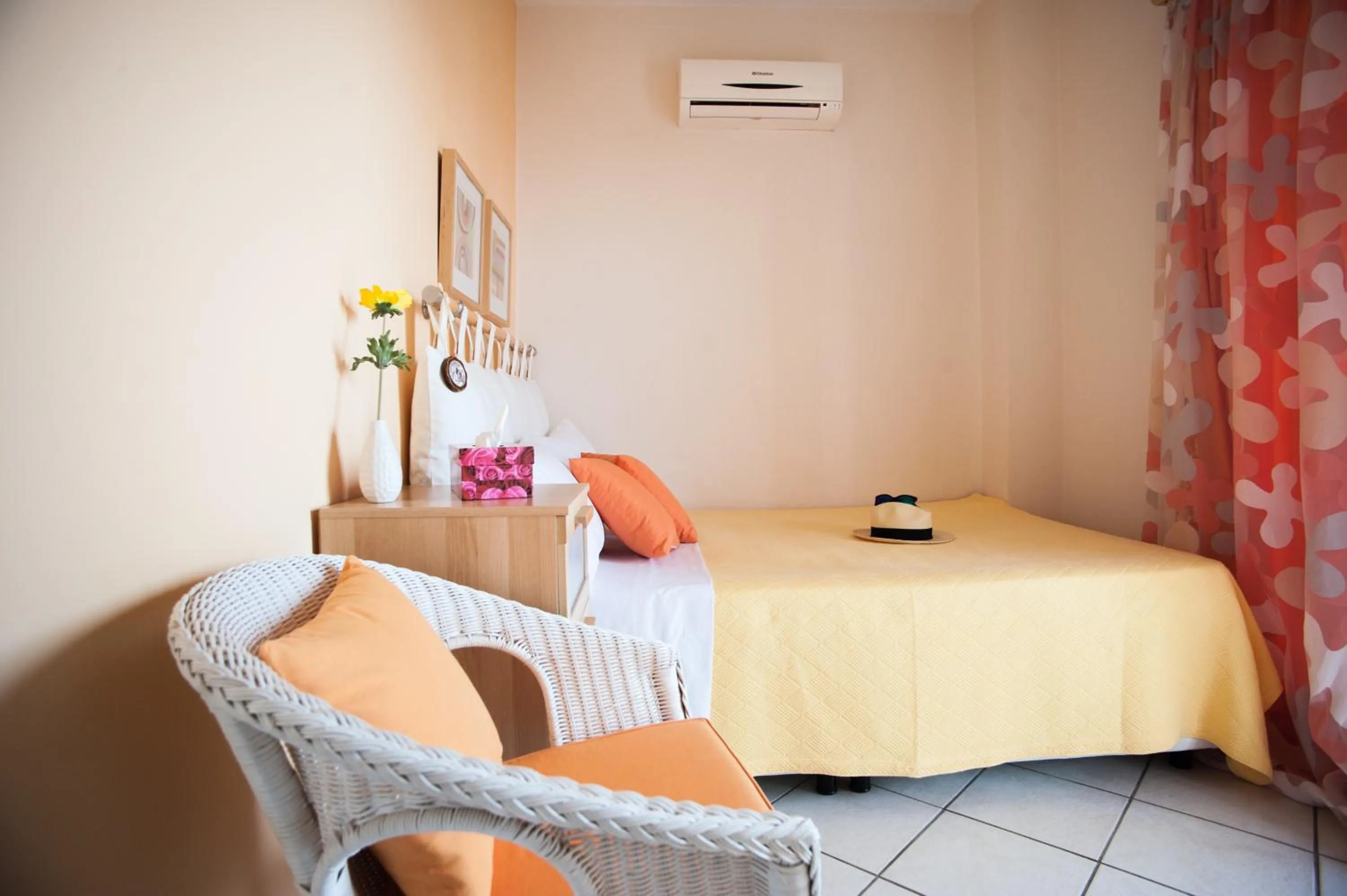 Bed in Stamatakis Boutique Studios