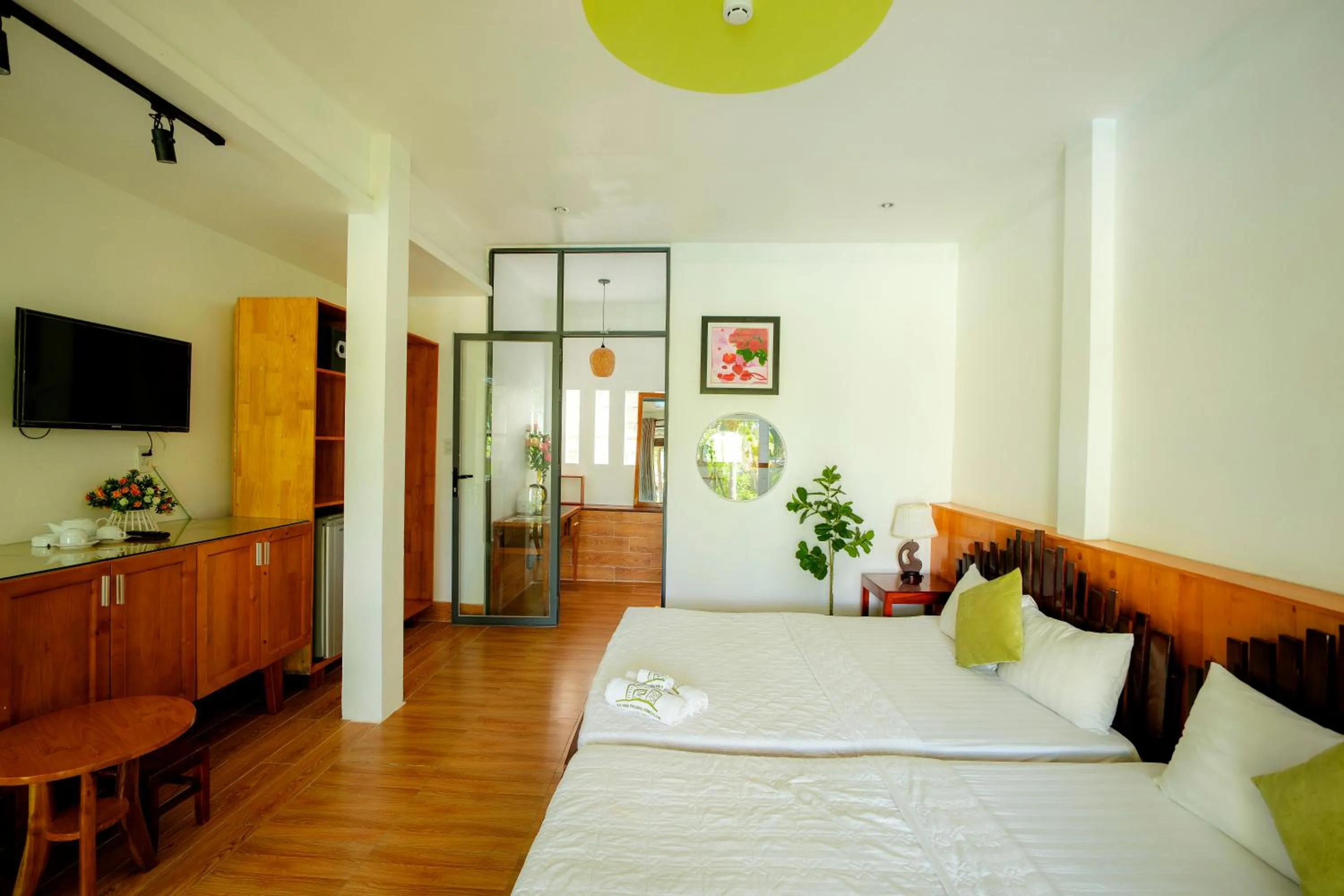 Bedroom, Bed in Bungalow Mai Phuong Binh