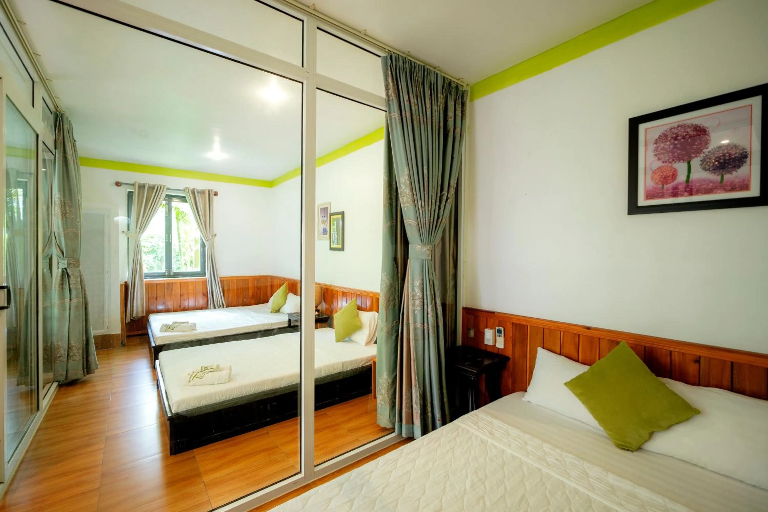 Bed in Bungalow Mai Phuong Binh