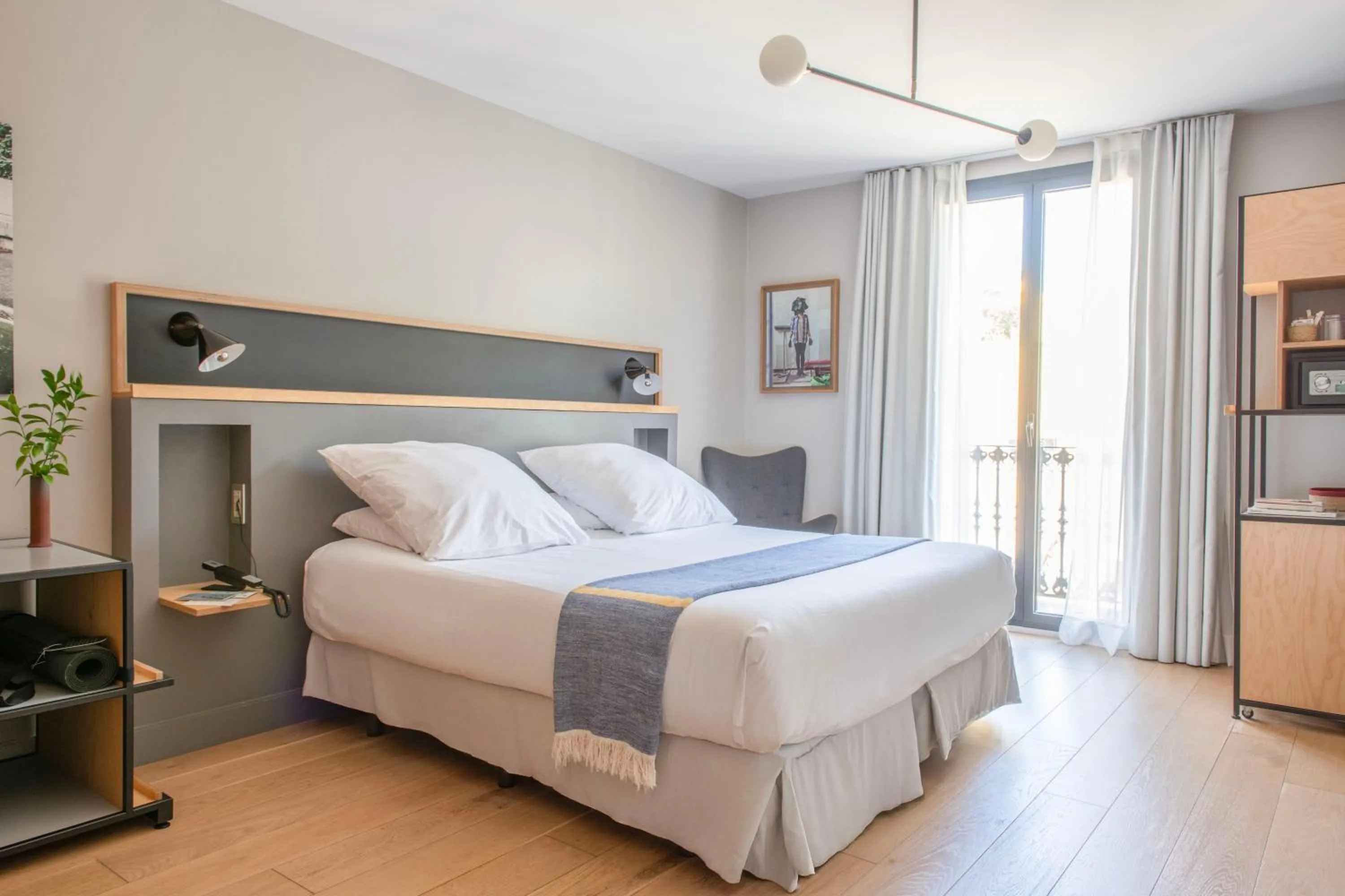 Bed in Hotel Brummell