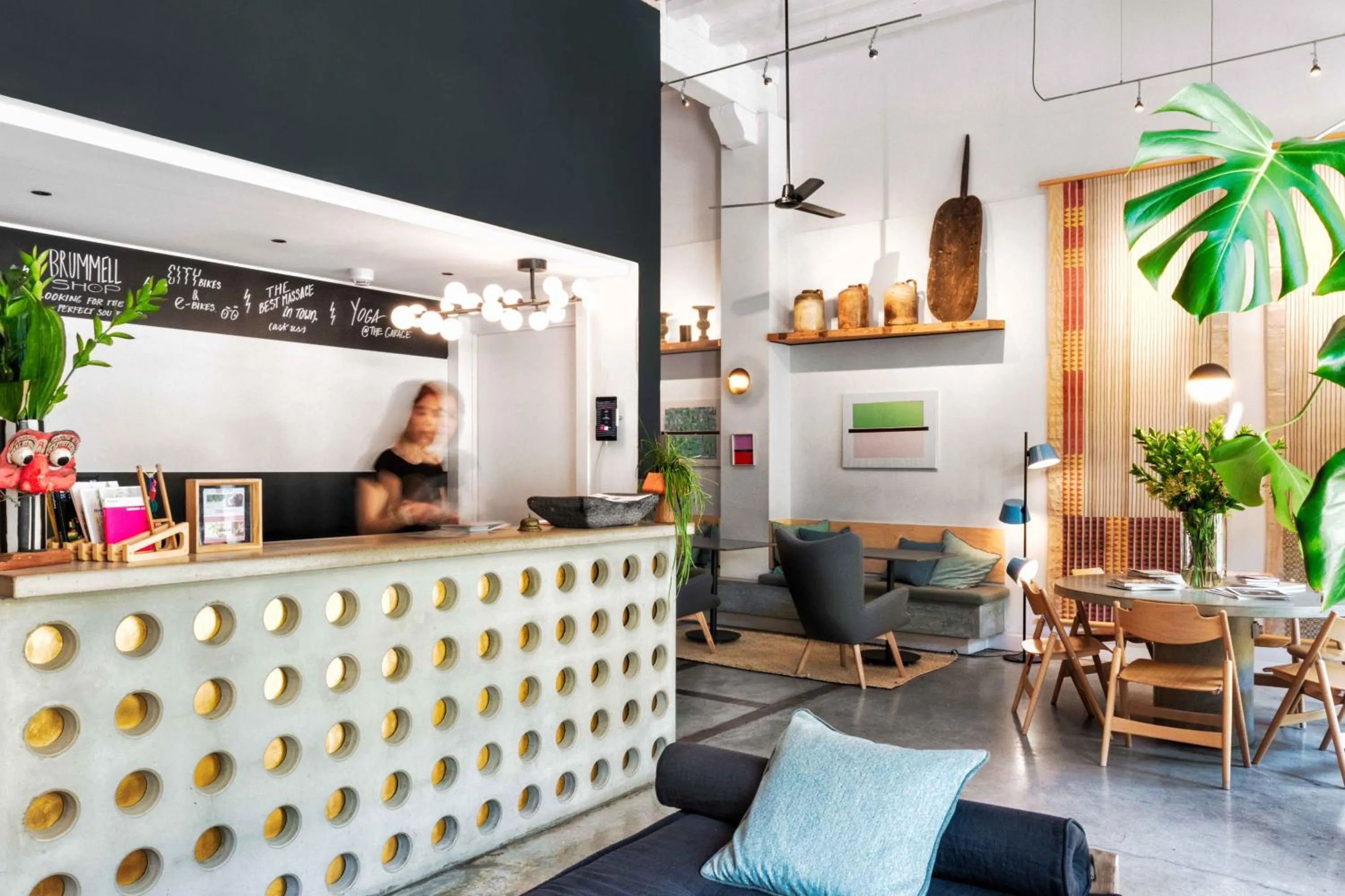 Lobby or reception in Hotel Brummell