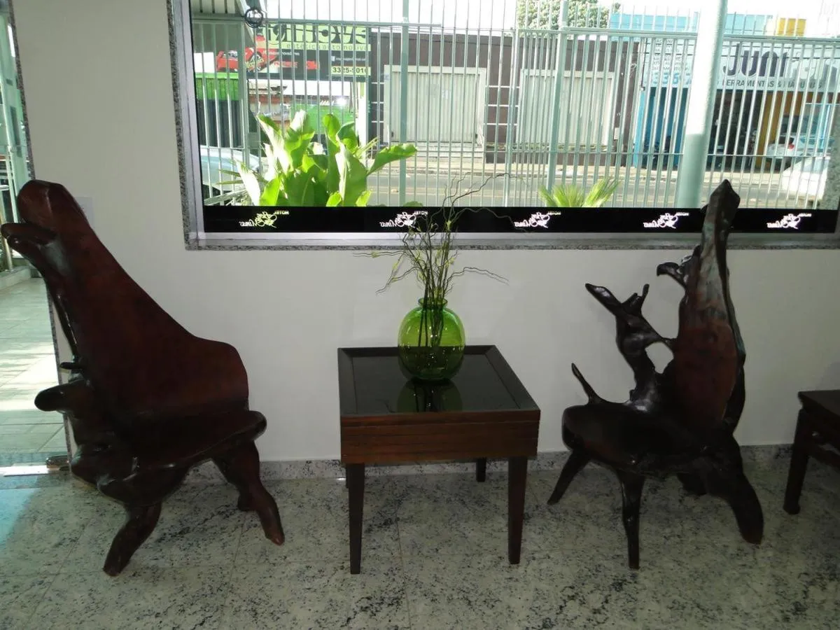 Seating area in Hotel Flor de Minas
