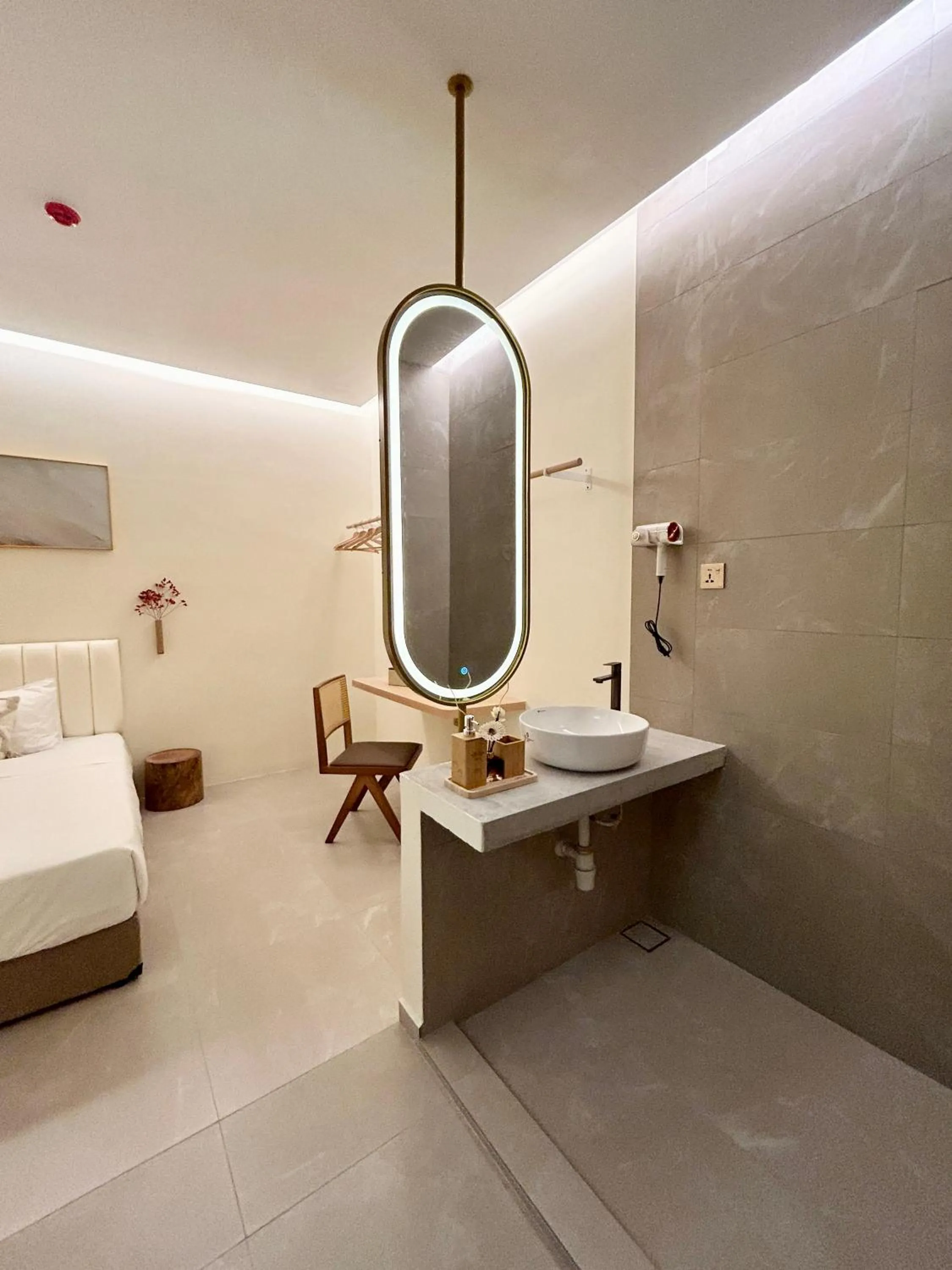 Bed in ONE18 Boutique Hotel