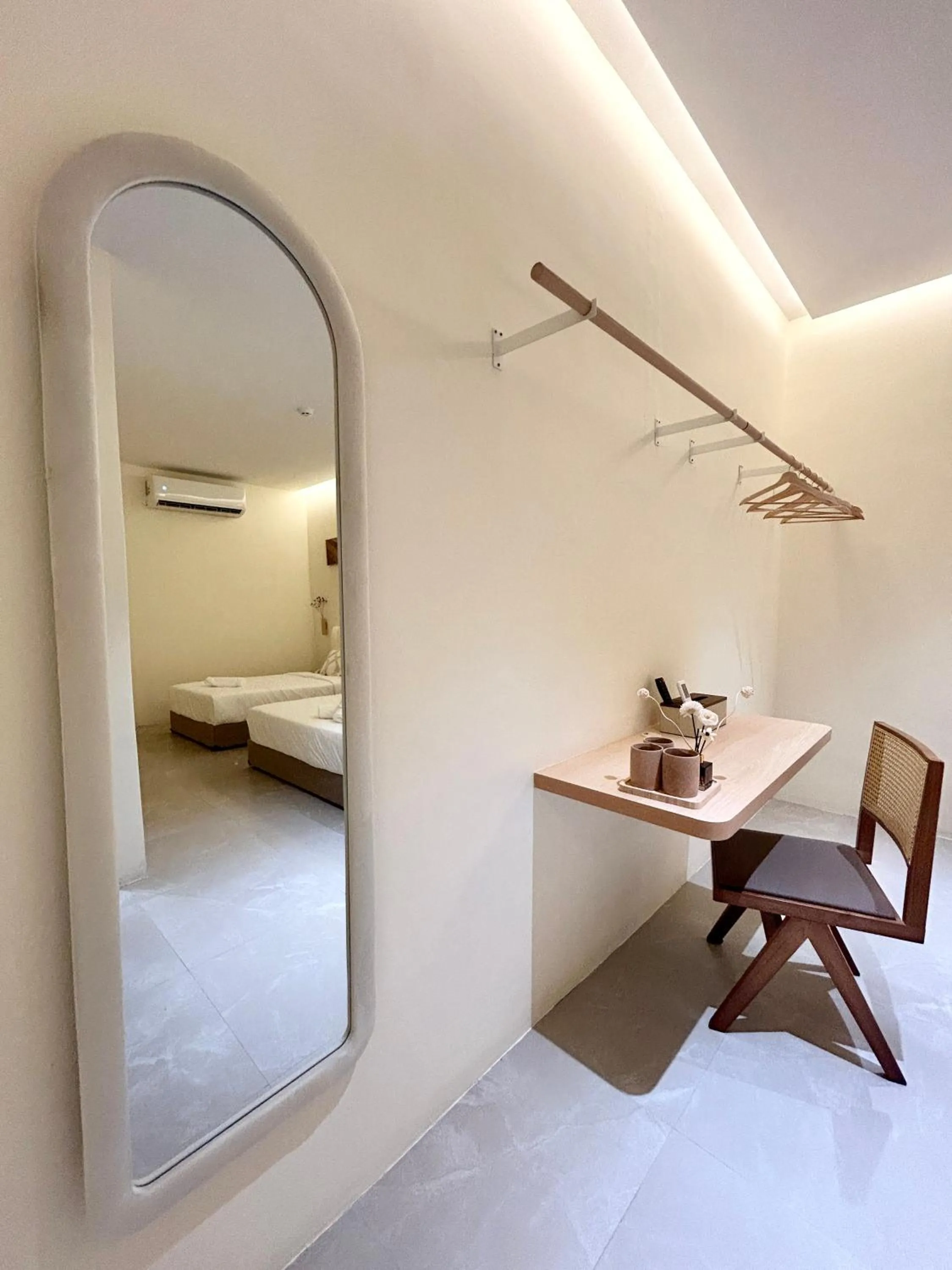 Bed in ONE18 Boutique Hotel