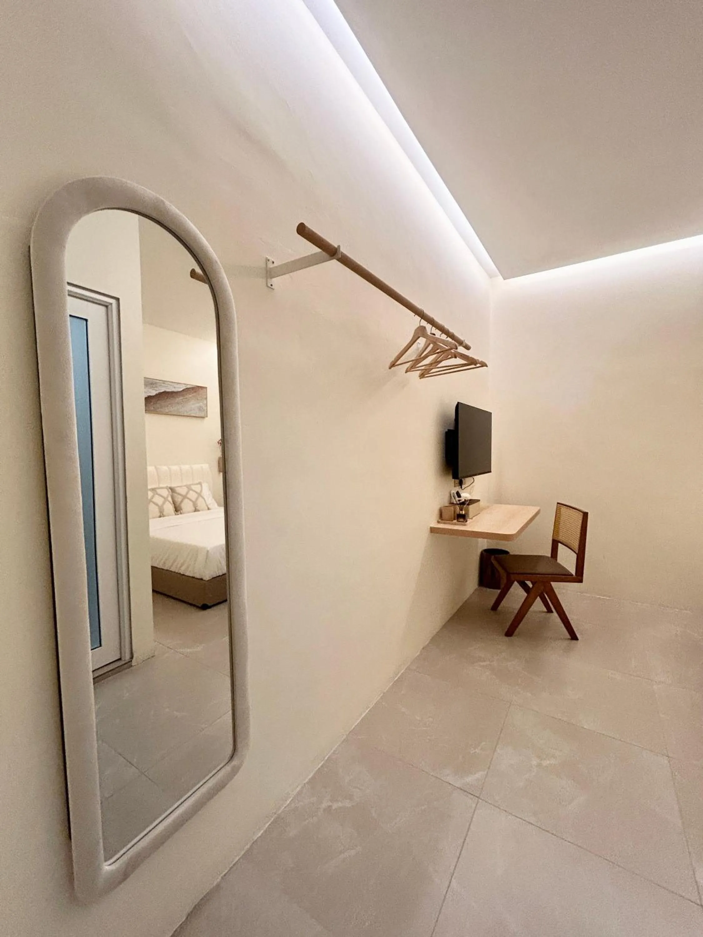 Bed in ONE18 Boutique Hotel