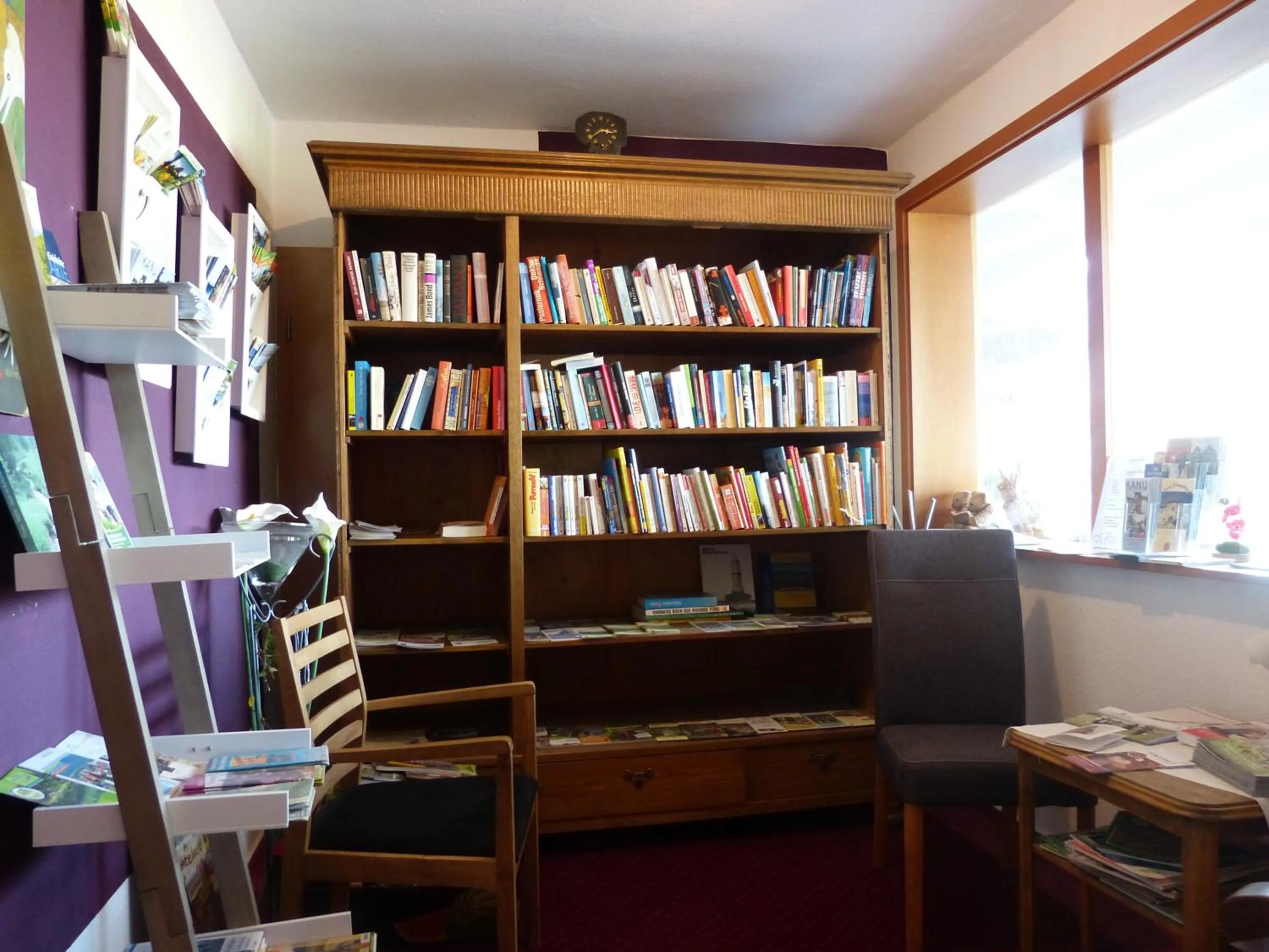 Library in Gästehaus Steker