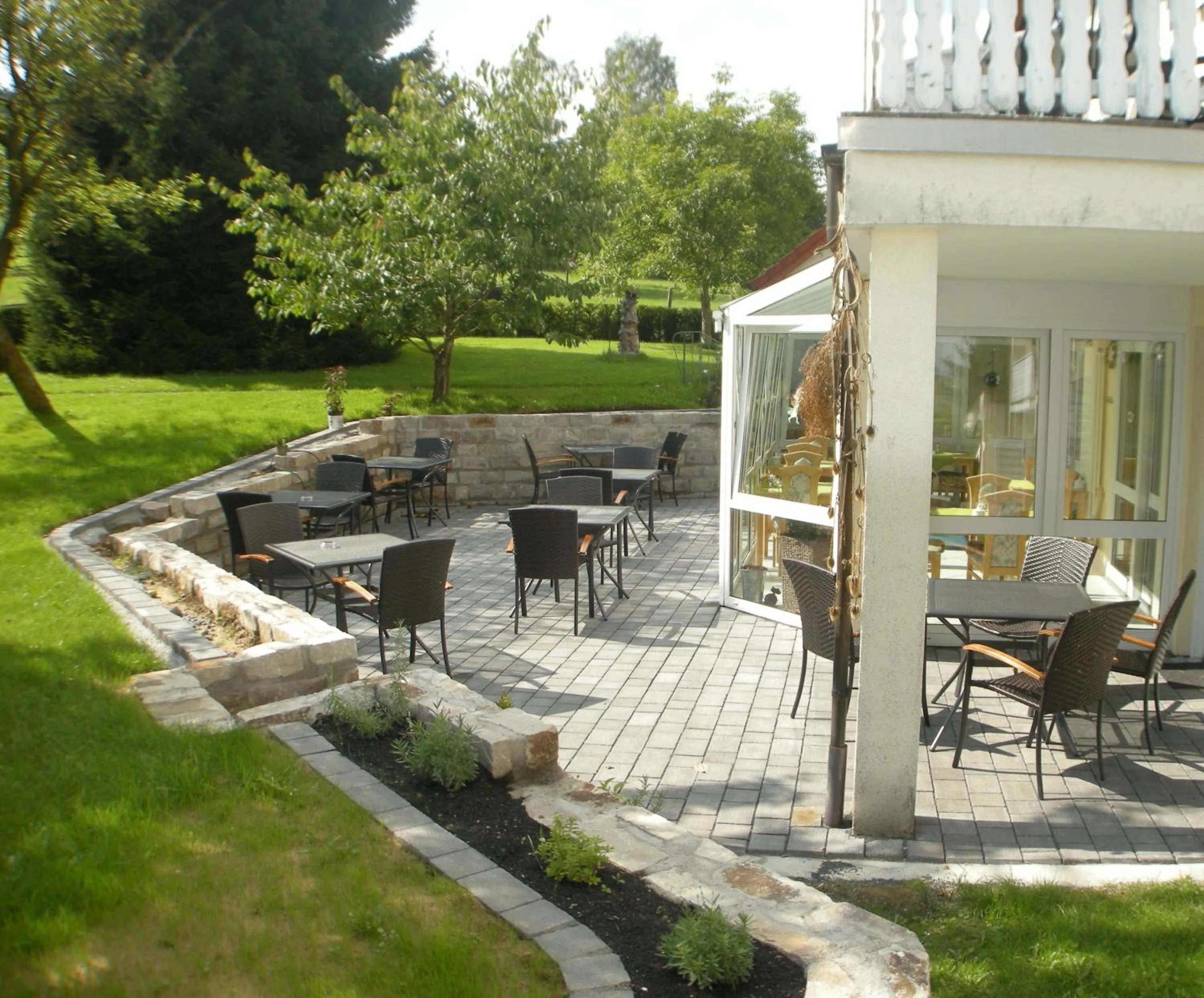 Garden in Gästehaus Steker