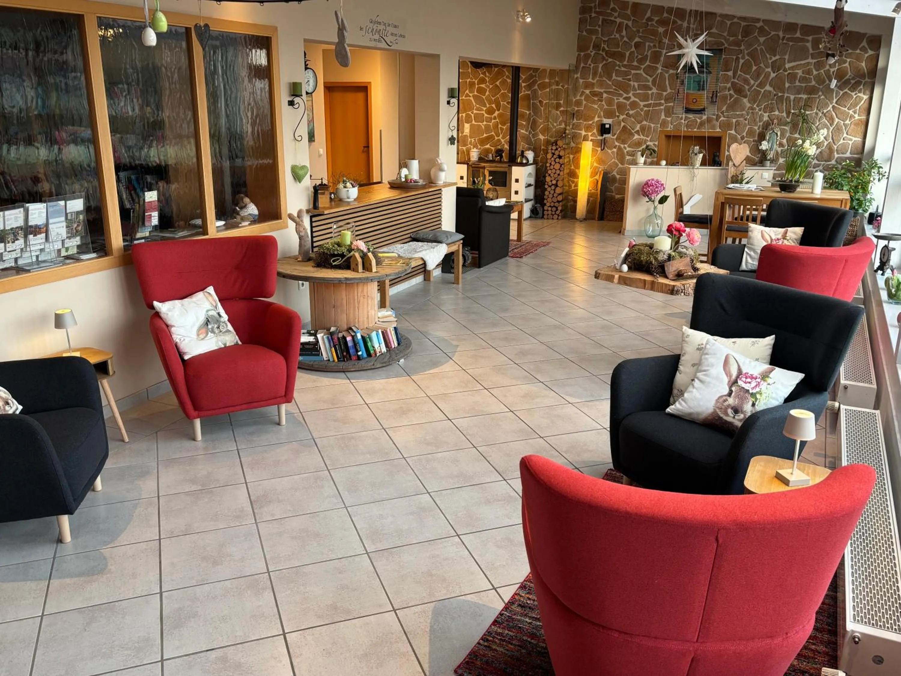 Lobby or reception in Gästehaus Steker