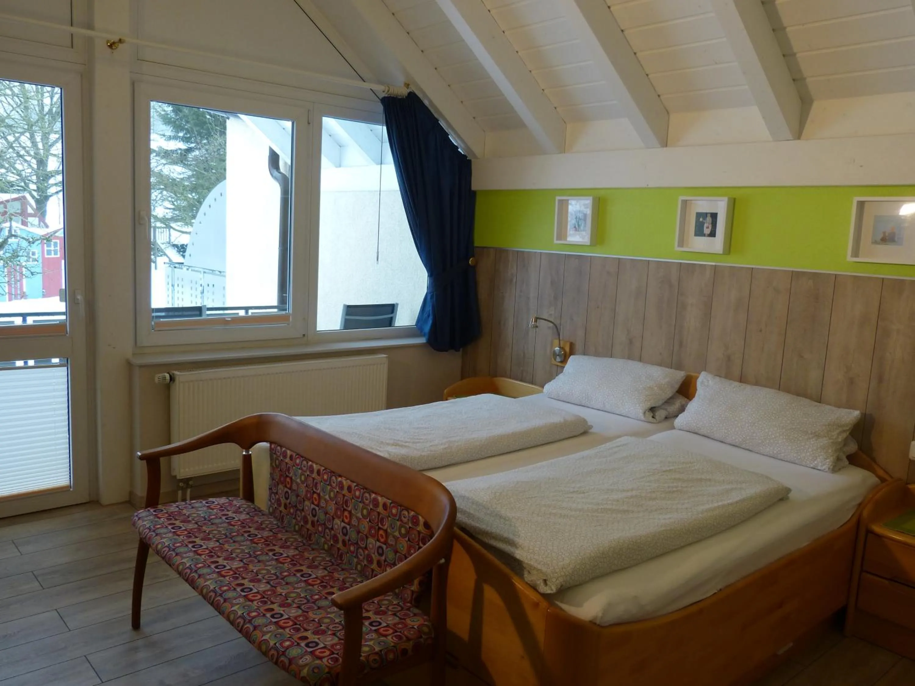 Photo of the whole room, Bed in Gästehaus Steker
